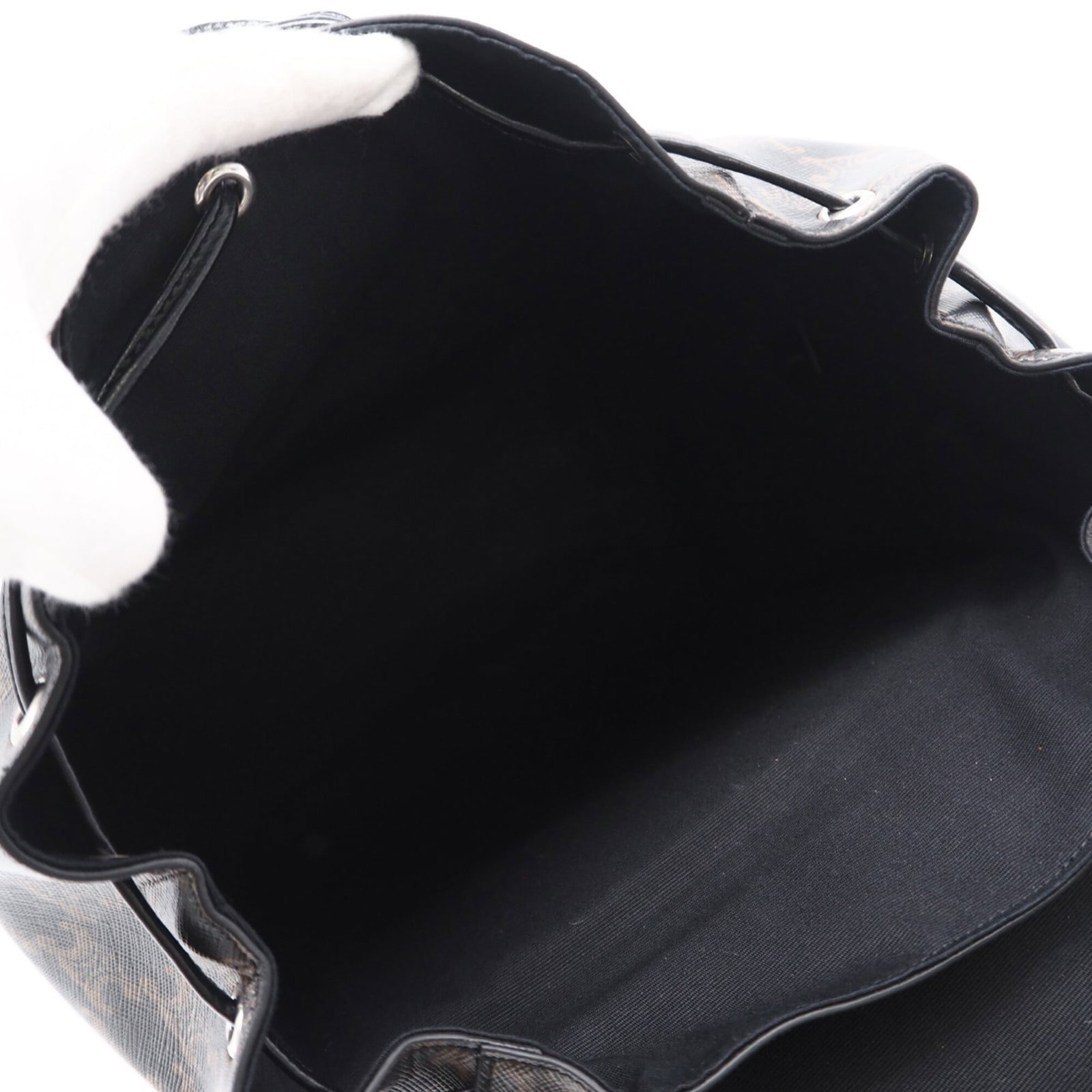 Canvas Leather Backpack Coated Celine - 10