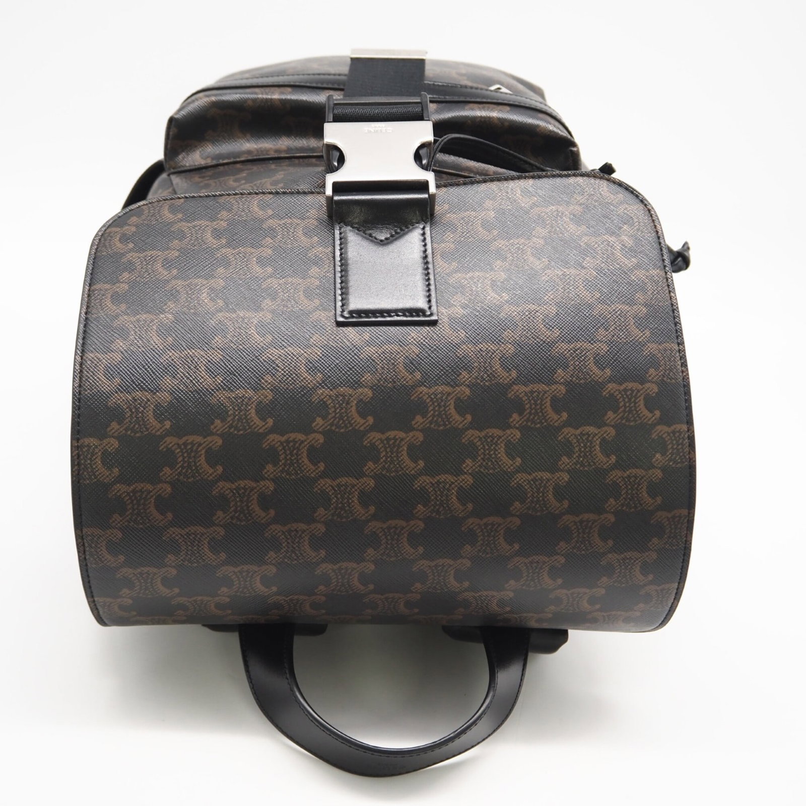 Canvas Leather Backpack Coated Celine - 4