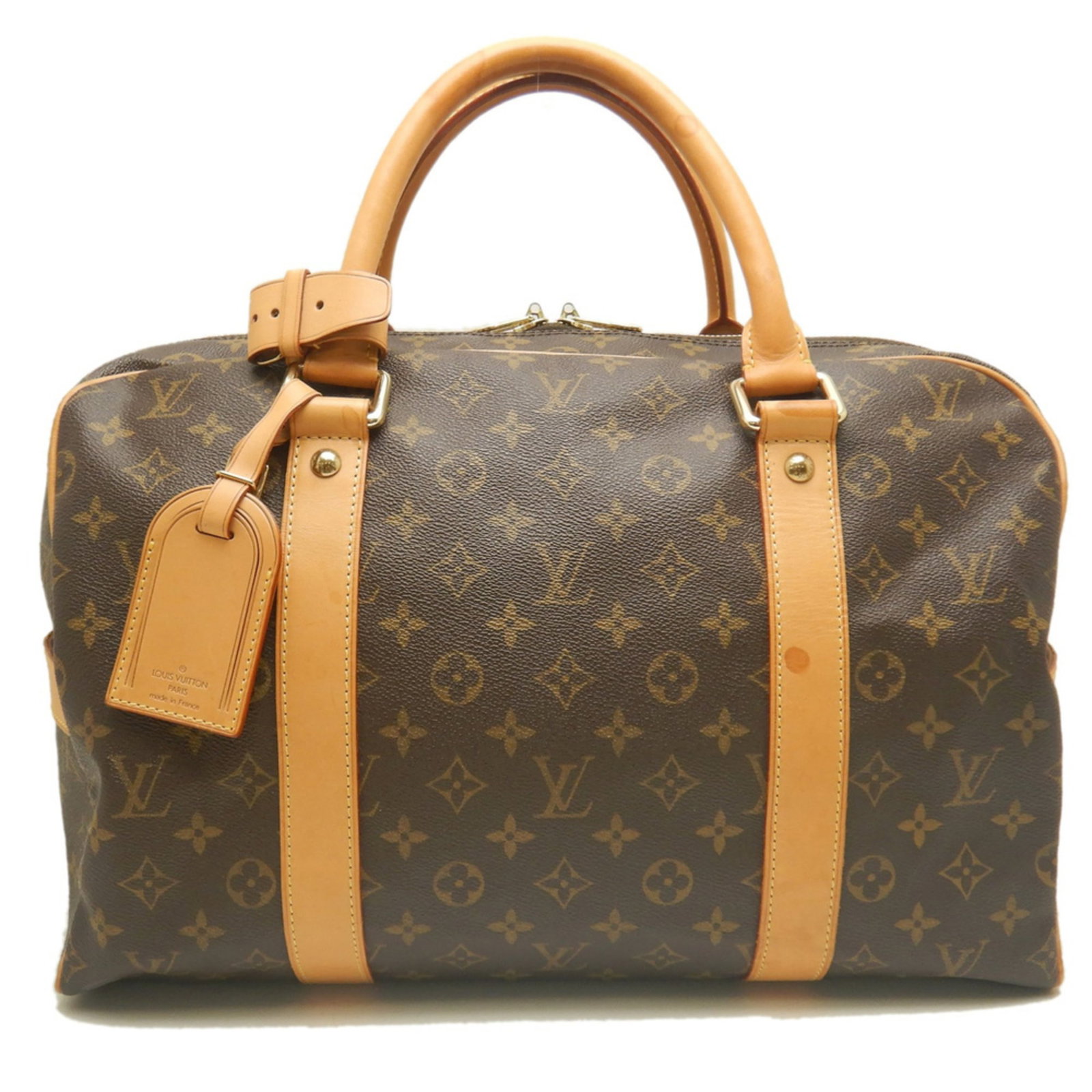 Vuitton Monogram Bag Louis Boston: Vuitton Monogram Bag Louis Boston The Louis Vuitton Monogram Boston bag boasts a timeless design, with its iconic monogram pattern and classic brown color. This stylish bag features gold hardware and 