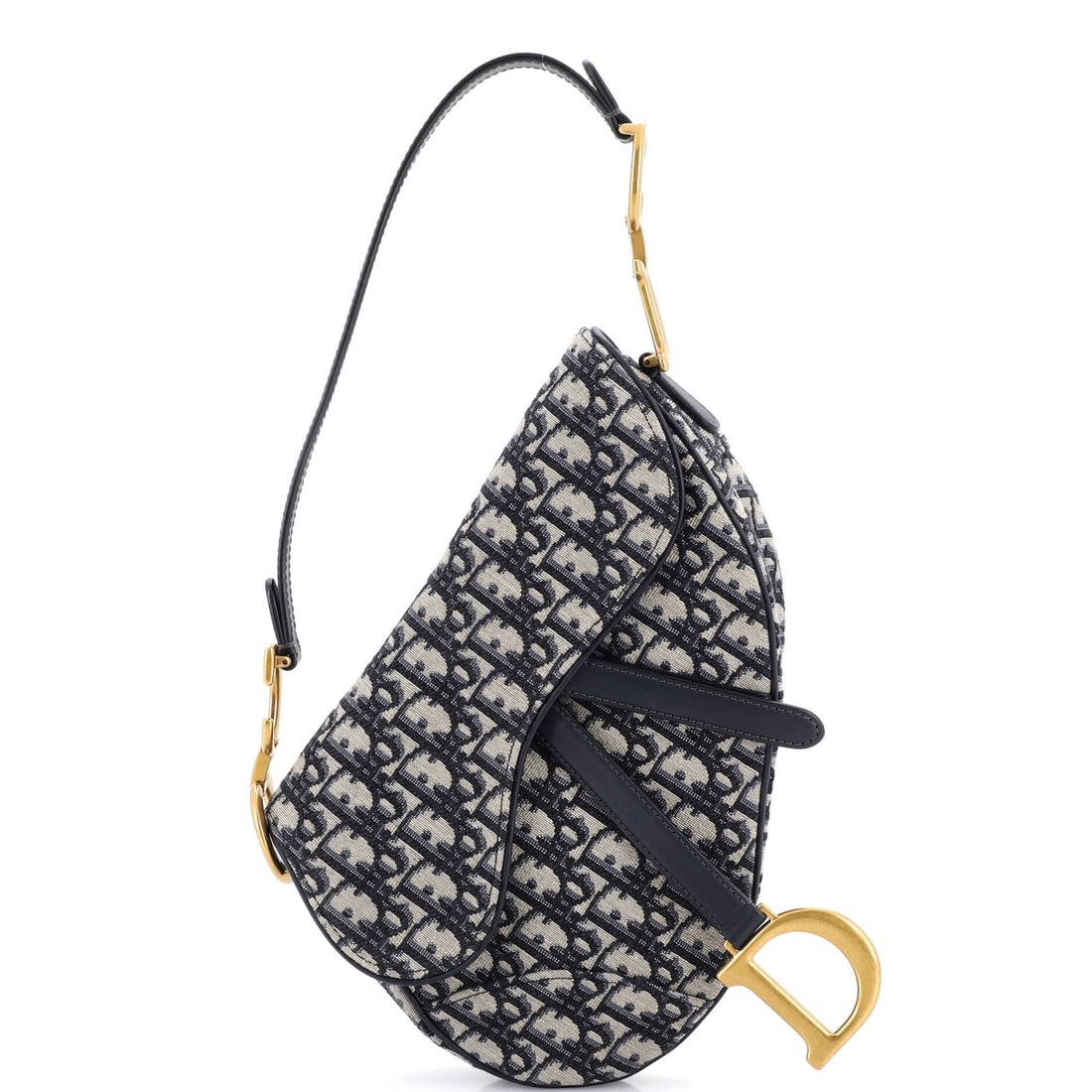Canvas Oblique Medium Saddle Handbag Dior Christian: Canvas Oblique Medium Saddle Handbag Dior Christian Canvas Oblique Medium Saddle Handbag Dior Christian - A stylish and versatile shoulder bag with a classic oblique design, featuring a blue canvas
