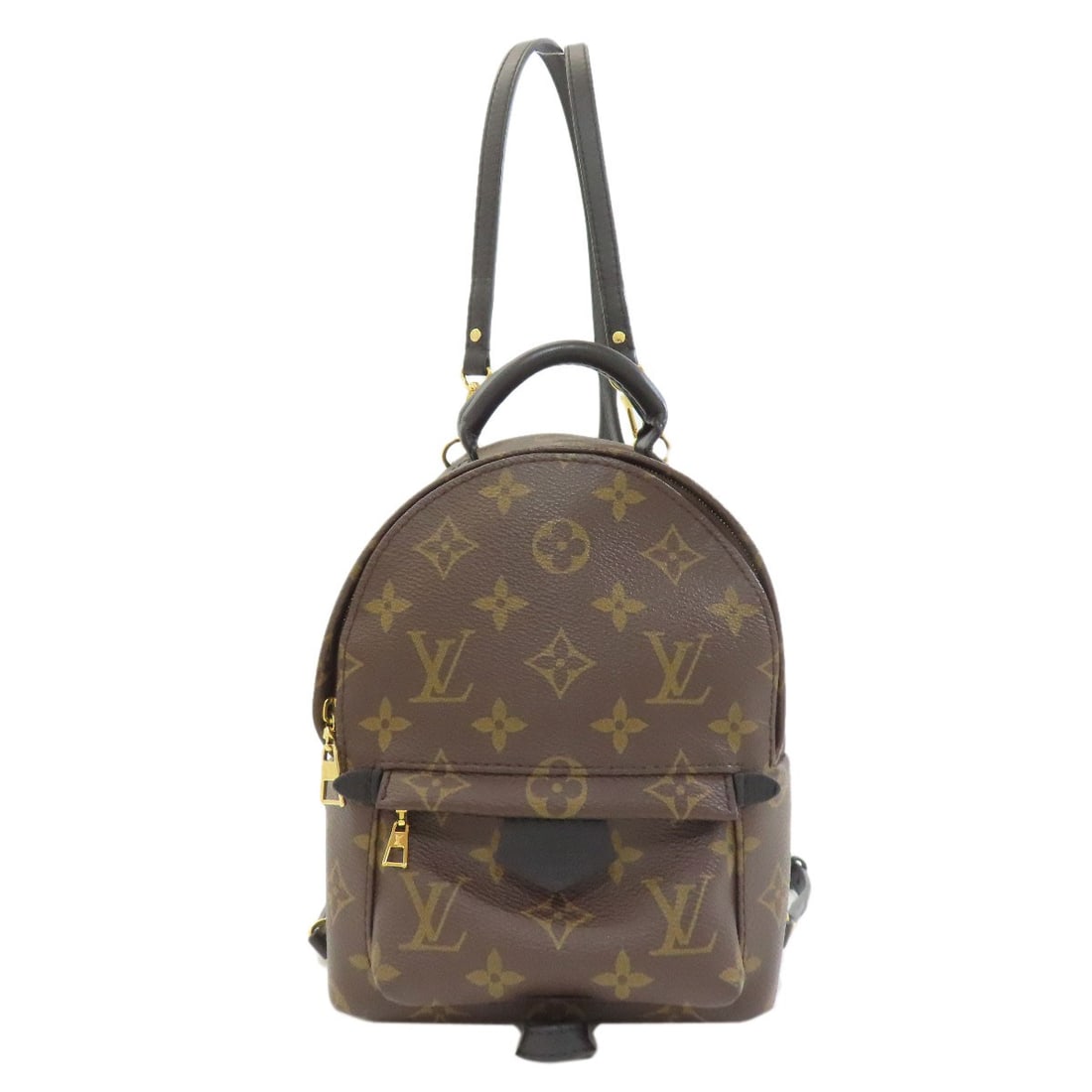 Mini Palm Springs Backpack M44873 Monogram Daypack Louis Vuitton: Mini Palm Springs Backpack M44873 Monogram Daypack Louis Vuitton Brown Monogram Canvas Louis Vuitton Backpack A* Daypack. Made from Monogram canvas, this backpack features the iconic Louis Vuitton des