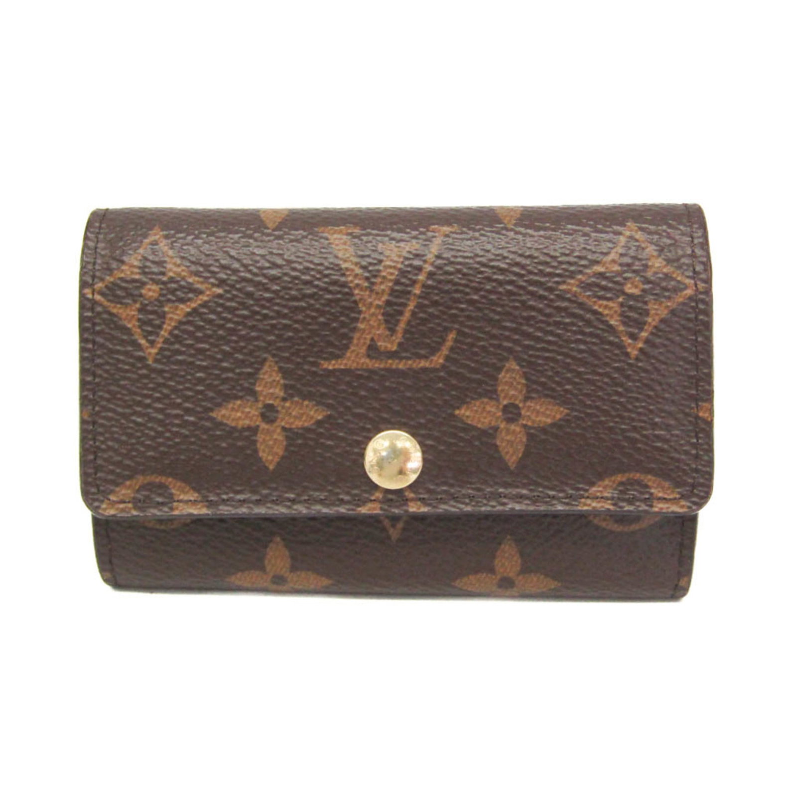 Keycase Monogram Louis Vuitton: Keycase Monogram Louis Vuitton The Louis Vuitton Monogram Keycase is a stylish accessory featuring the iconic Monogram pattern. Made from high-quality materials, this compact keycase has six hooks to