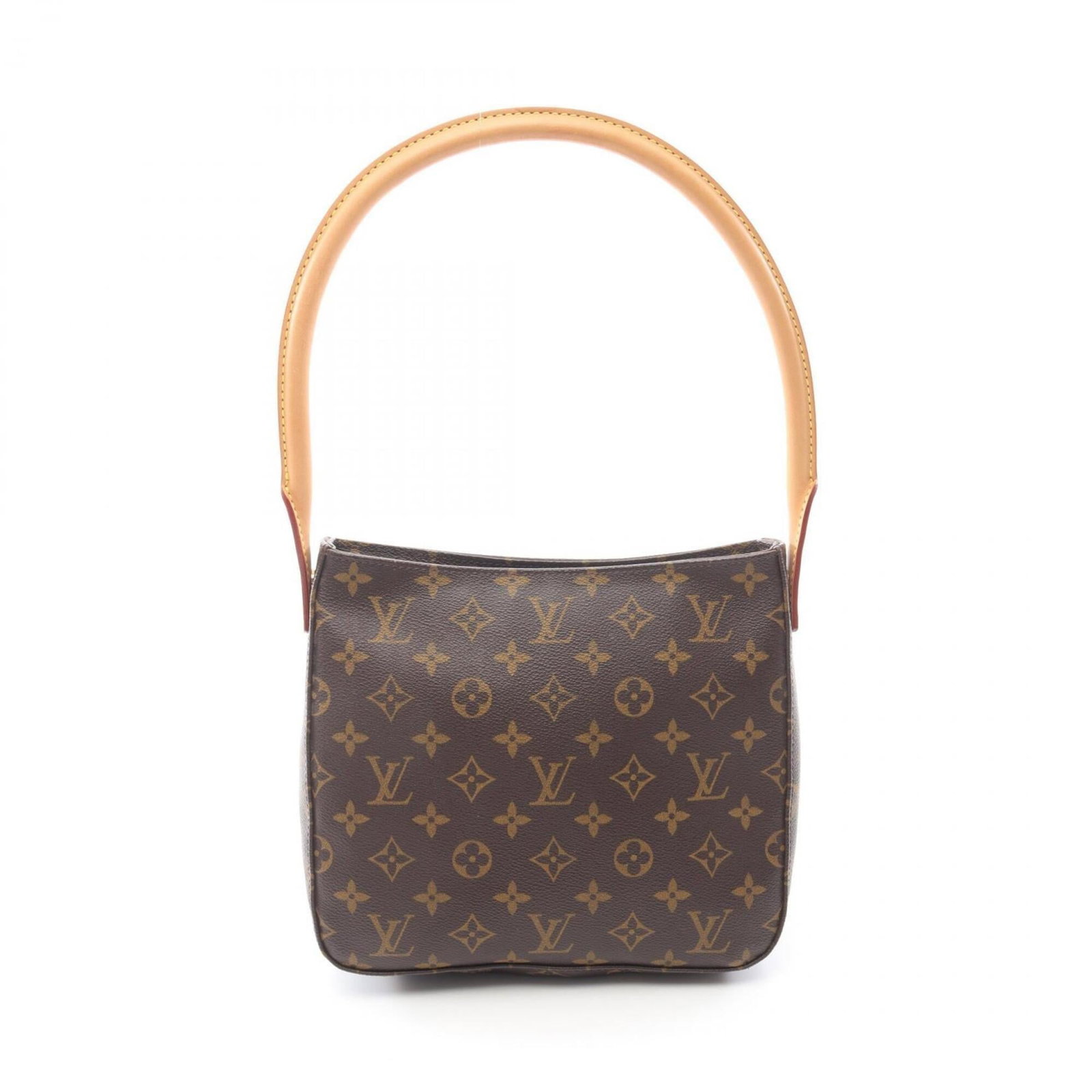 Canvas Coated Louis Vuitton Handbag Shoulder Bag: Canvas Coated Louis Vuitton Handbag Shoulder Bag Brown, Monogram Louis Vuitton Coated Canvas Shoulder Bag. This 21cm x 24cm x 10cm shoulder bag features a coated canvas material and a signature. The b
