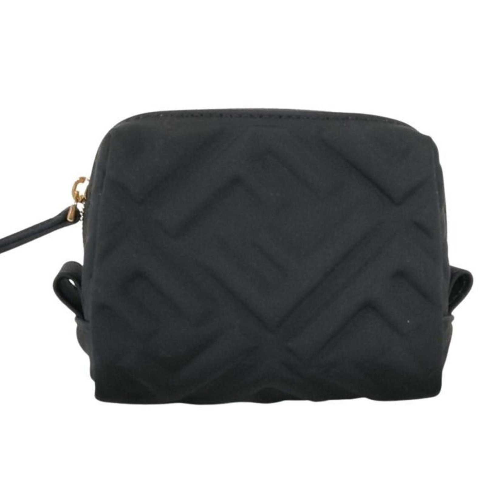 Canvas pouch Fendi: Canvas pouch Fendi Canvas pouch from Fendi, made from high-quality canvas and featuring a sleek black design. The pouch is finished with a sturdy zipper closure and measures 9cm x 10.5cm x 5cm. A