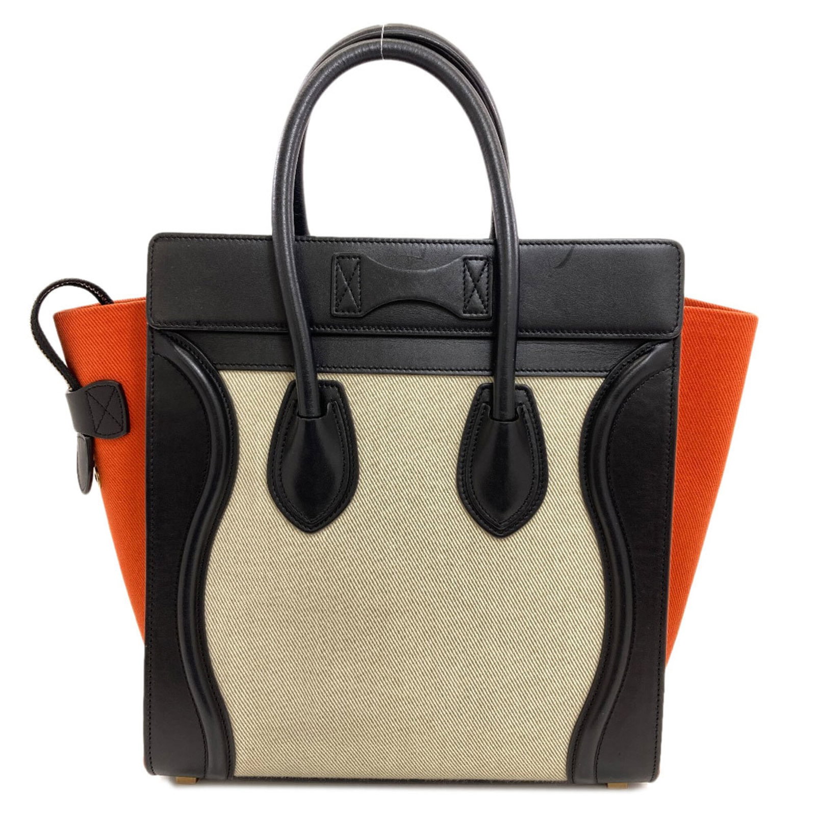 Handbag Canvas Leather - 2