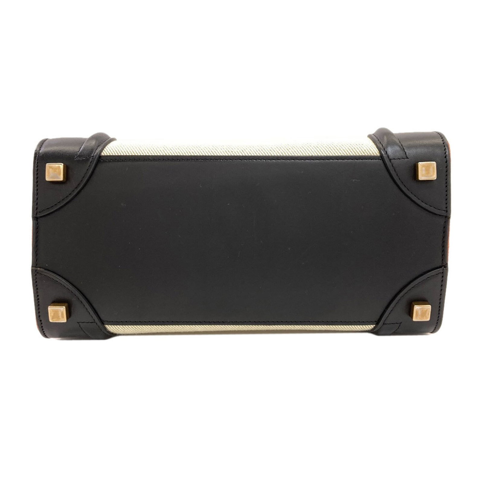 Handbag Canvas Leather - 4