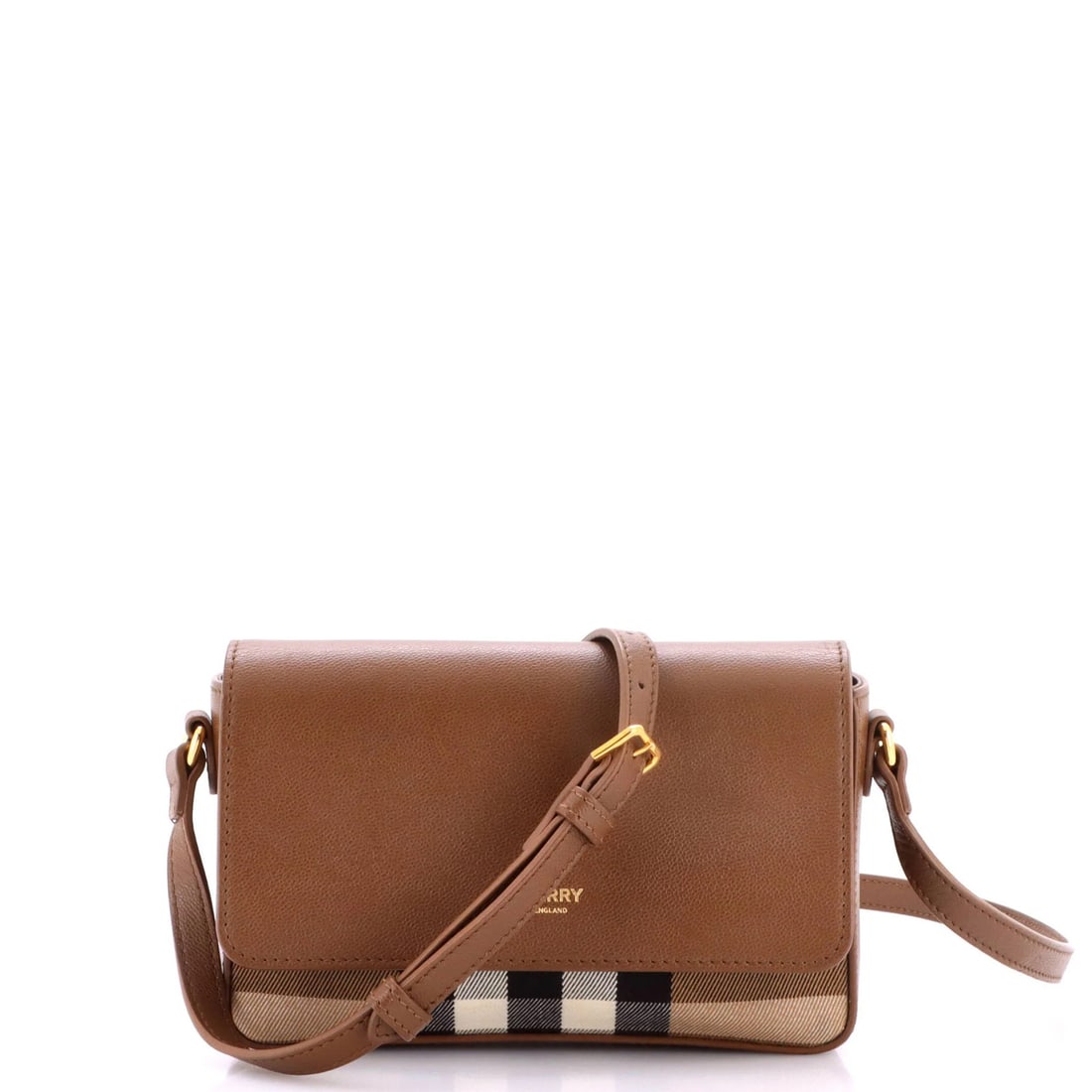 Small Leather Canvas Bag House Burberry Check New Hampshire: Small Leather Canvas Bag House Burberry Check New Hampshire Small Leather Canvas Bag House Burberry Check New Hampshire - Excellent Condition. This brown canvas and leather shoulder bag features a