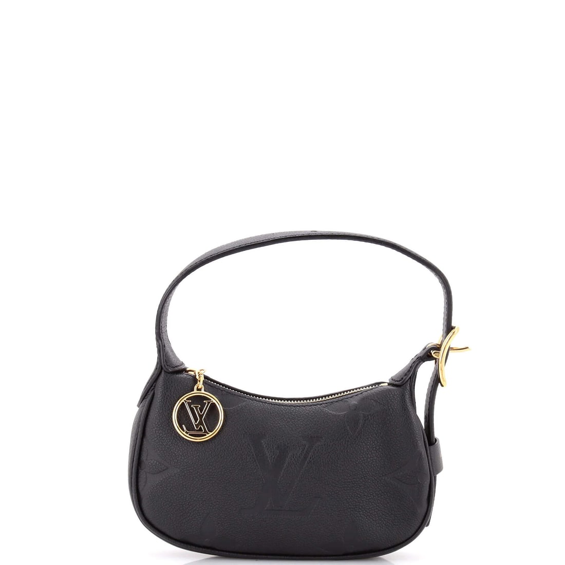 Vuitton Moon Empreinte Giant Mini Shoulder Bag Monogram Louis: Vuitton Moon Empreinte Giant Mini Shoulder Bag Monogram Louis Black Louis Vuitton Moon Empreinte Giant Mini Shoulder Bag Monogram features a classic hobos style with a giant mini monogram pattern. The
