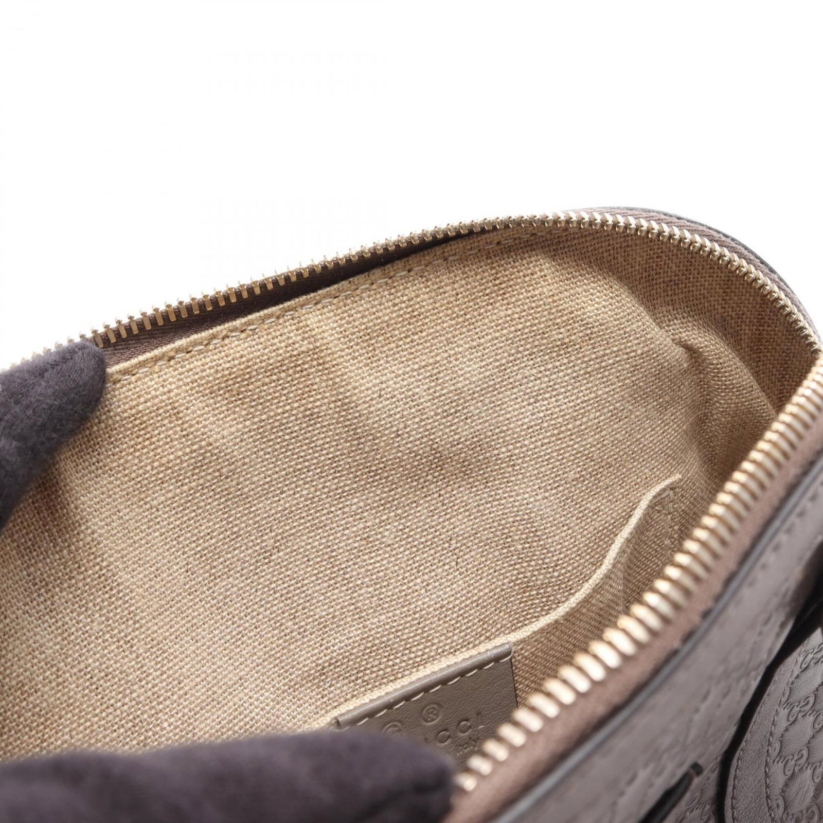 Handbag Leather Gucci - 5