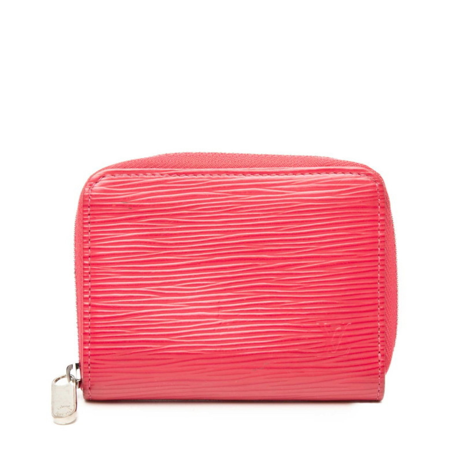 Louis Vuitton Purse Coin Case Leather: Louis Vuitton Purse Coin Case Leather The Louis Vuitton Purse Coin Case Leather is a sleek and stylish accessory, boasting a vibrant Grenade, Pink color that adds a pop of personality to any outfit. M