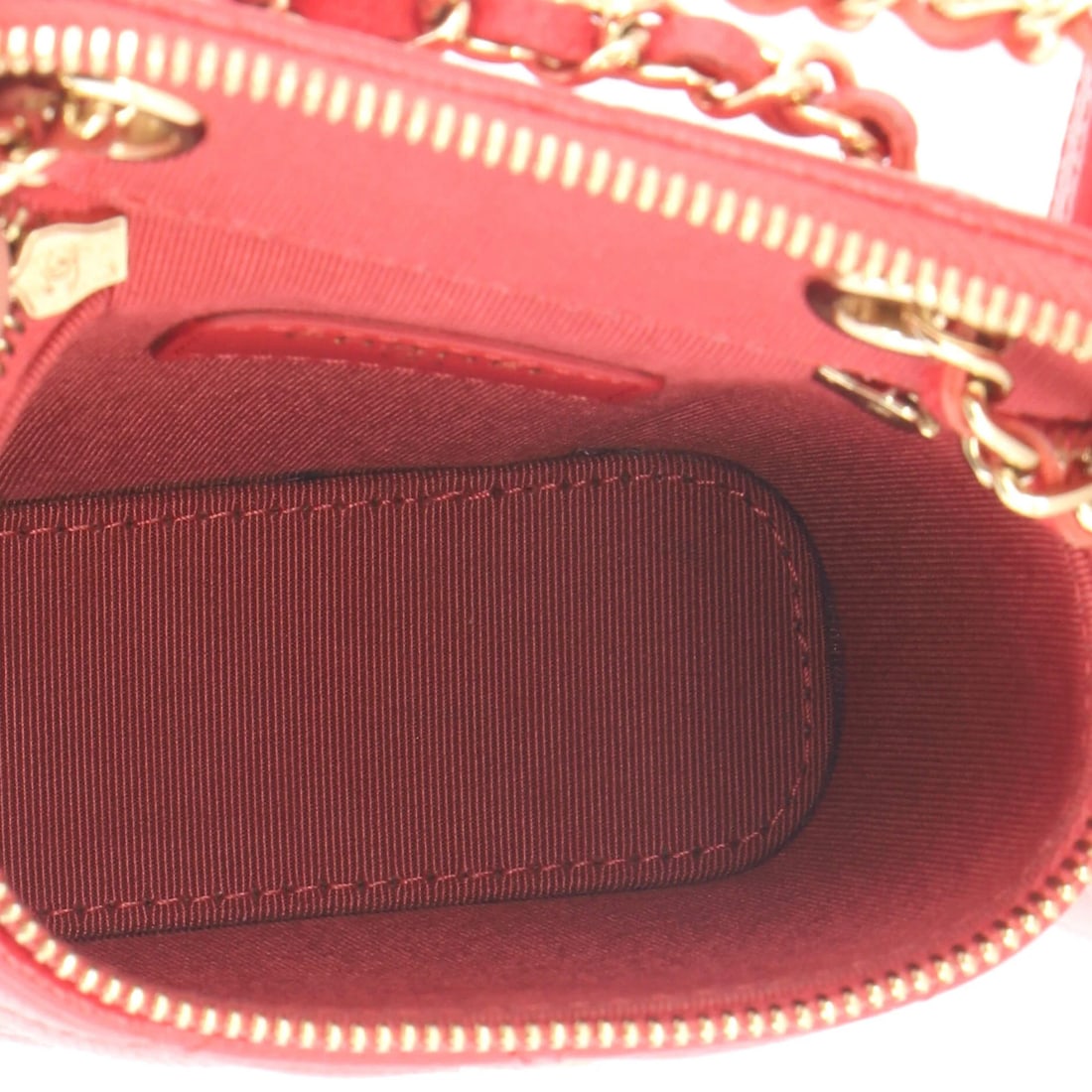 Chanel Classic Vertical Quilted Caviar Mini Case - 6