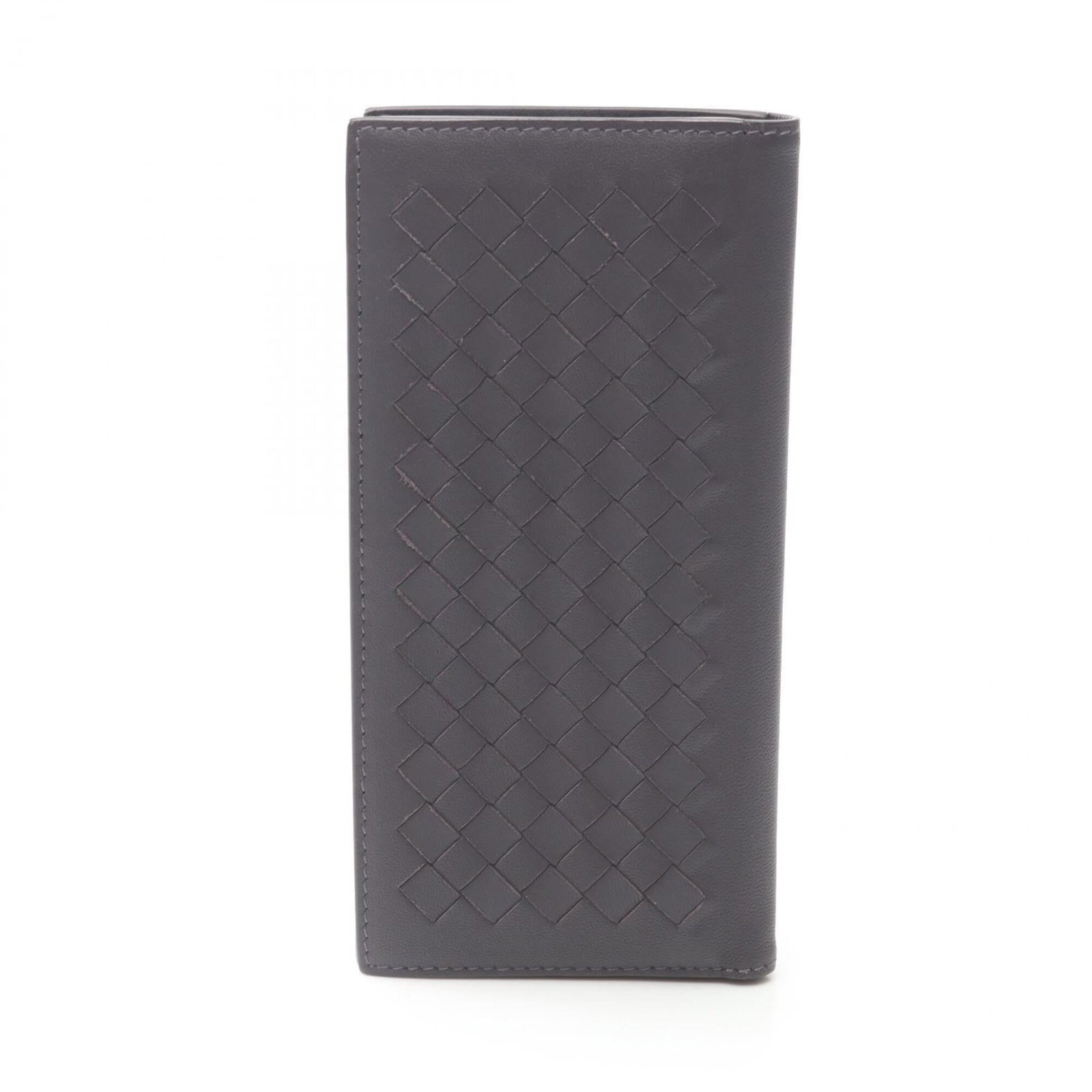 Veneta Bottega Leather Wallet Bill Long Bi: Veneta Bottega Leather Wallet Bill Long Bi Purple Bottega Veneta Leather Long Bill Wallet. Made from high-quality leather, this bi-fold wallet features a sleek design with a long bill pocket. With