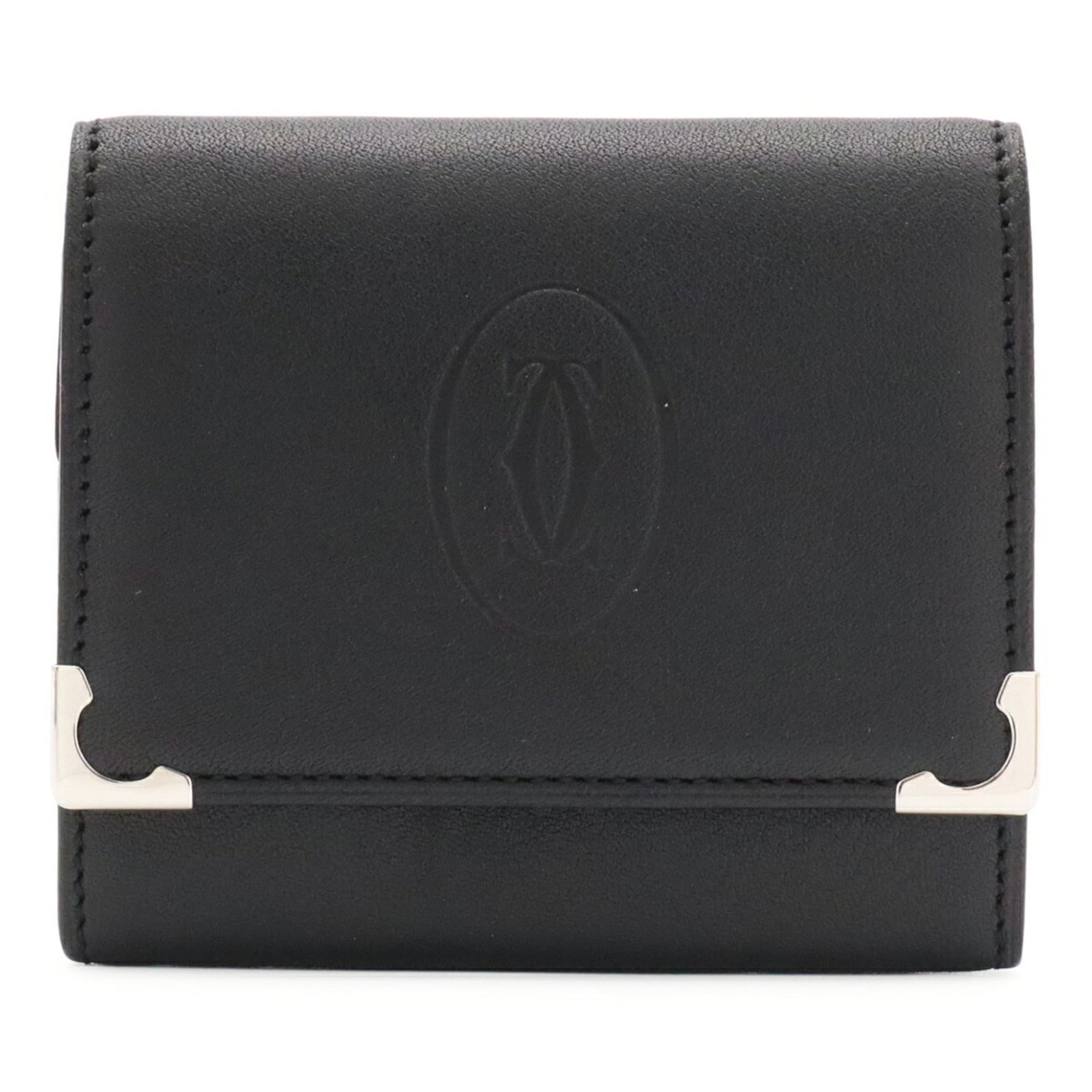 Coin Case Leather Purse Cartier: Coin Case Leather Purse Cartier Item Specifics: Brand: Cartier Country of Origin: France MPN: L3000571 Type: Coin purse/coin case Gender: Women Material: Leather Color: Black Size (HxWxD): 7.5cm x