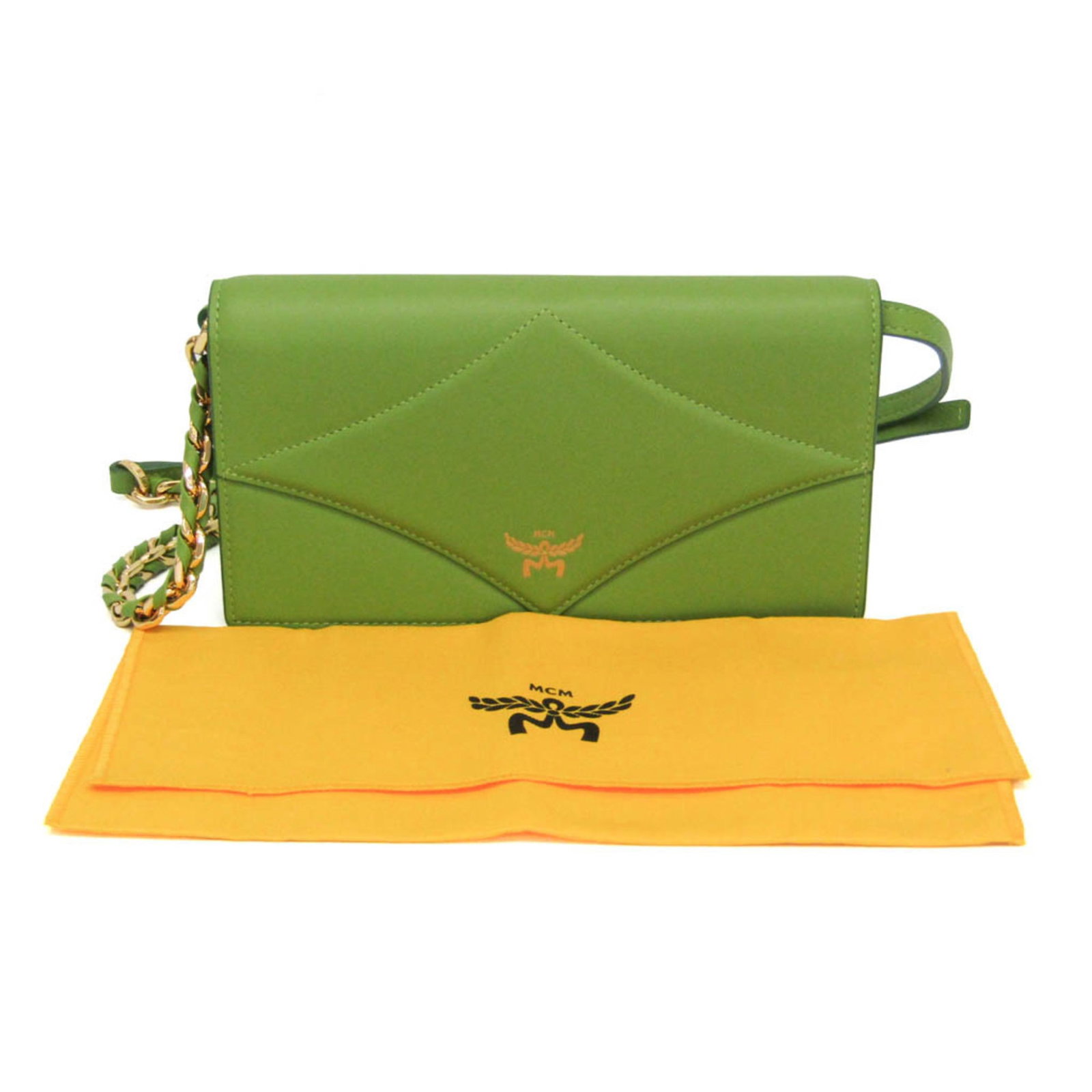 Chain Leather Shoulder Wallet - 2