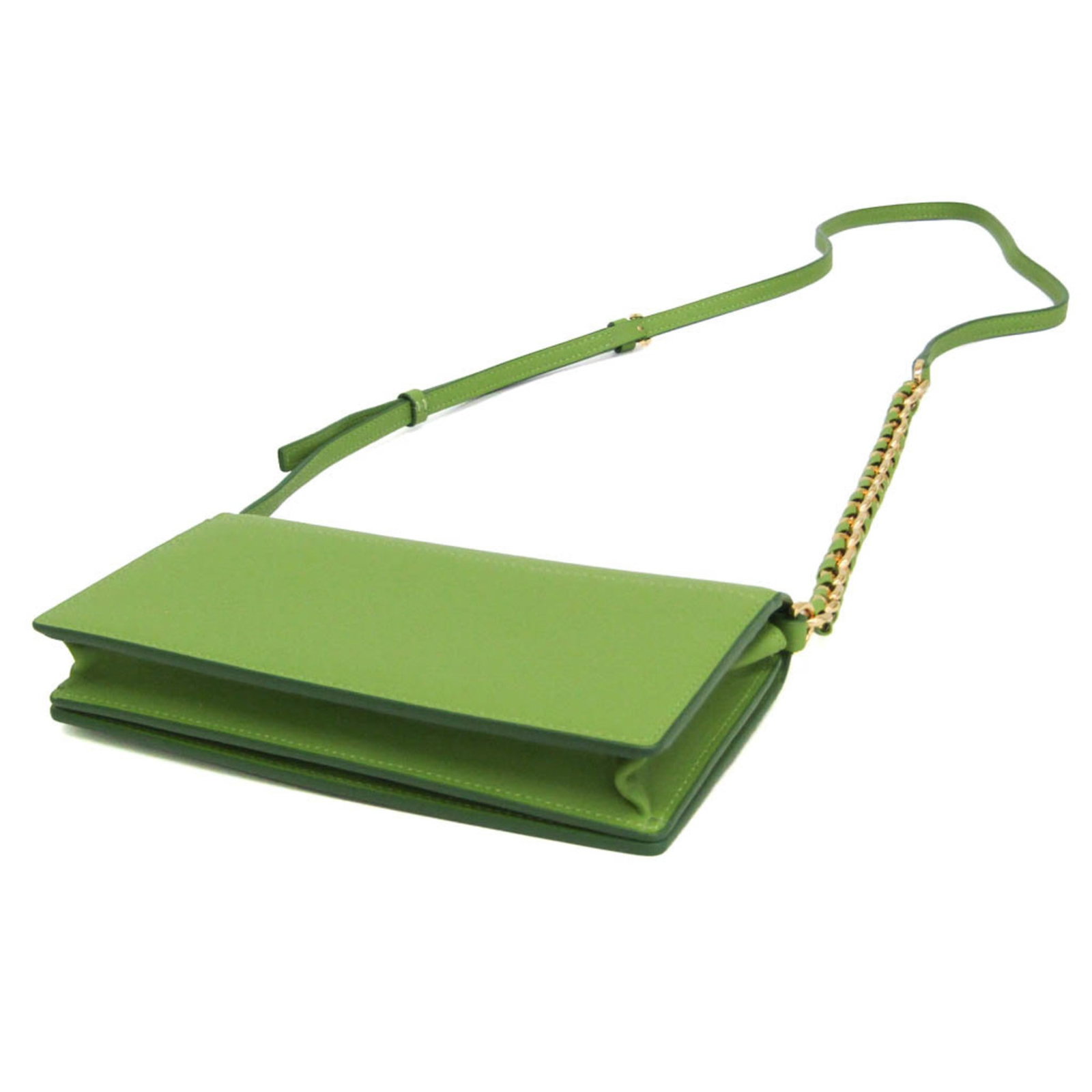 Chain Leather Shoulder Wallet - 3