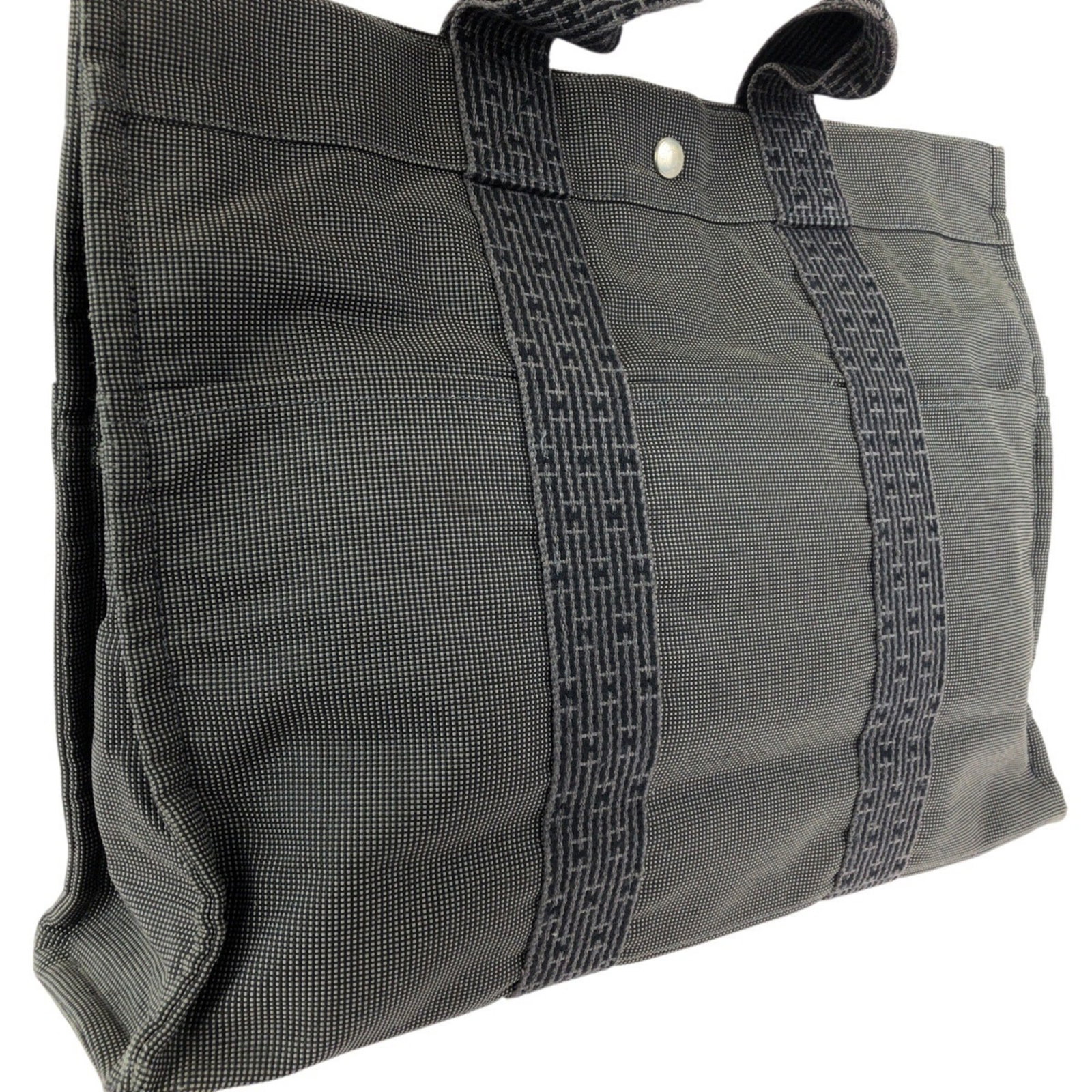 Polyamide Polyester Bag Tote Handbag Hermes - 5