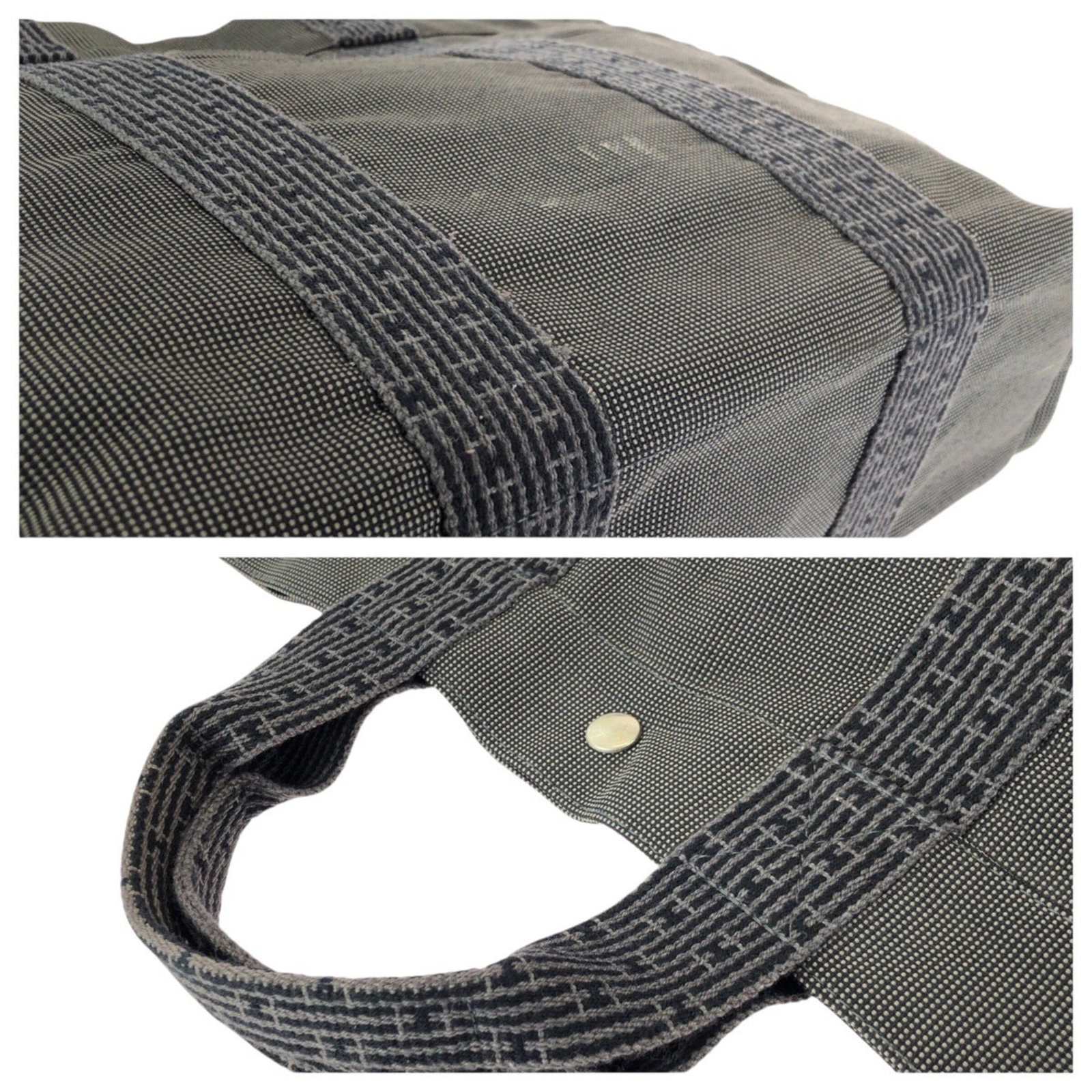 Polyamide Polyester Bag Tote Handbag Hermes - 6