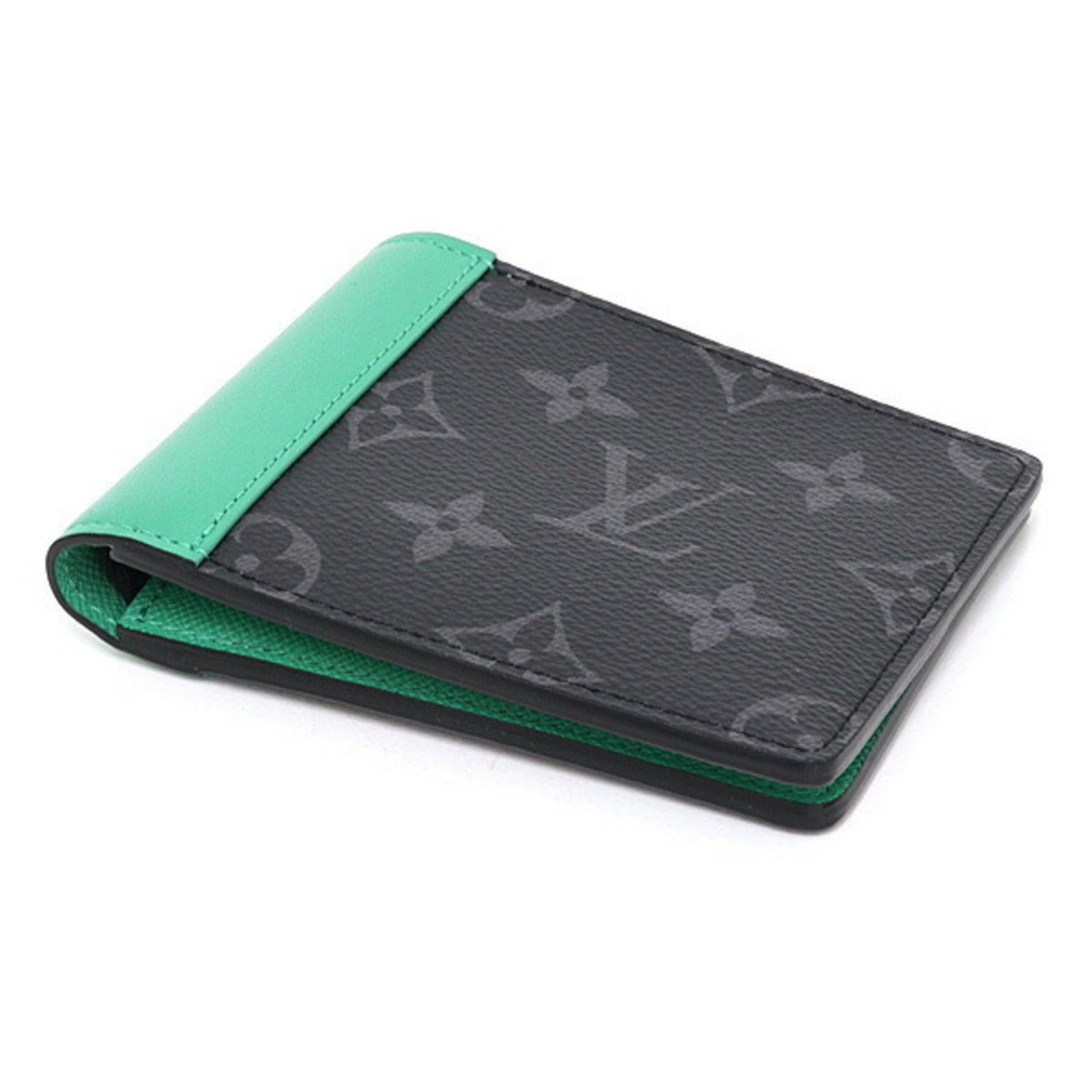 Monogram Eclipse Leather Louis Vuitton Bi Fold - 3