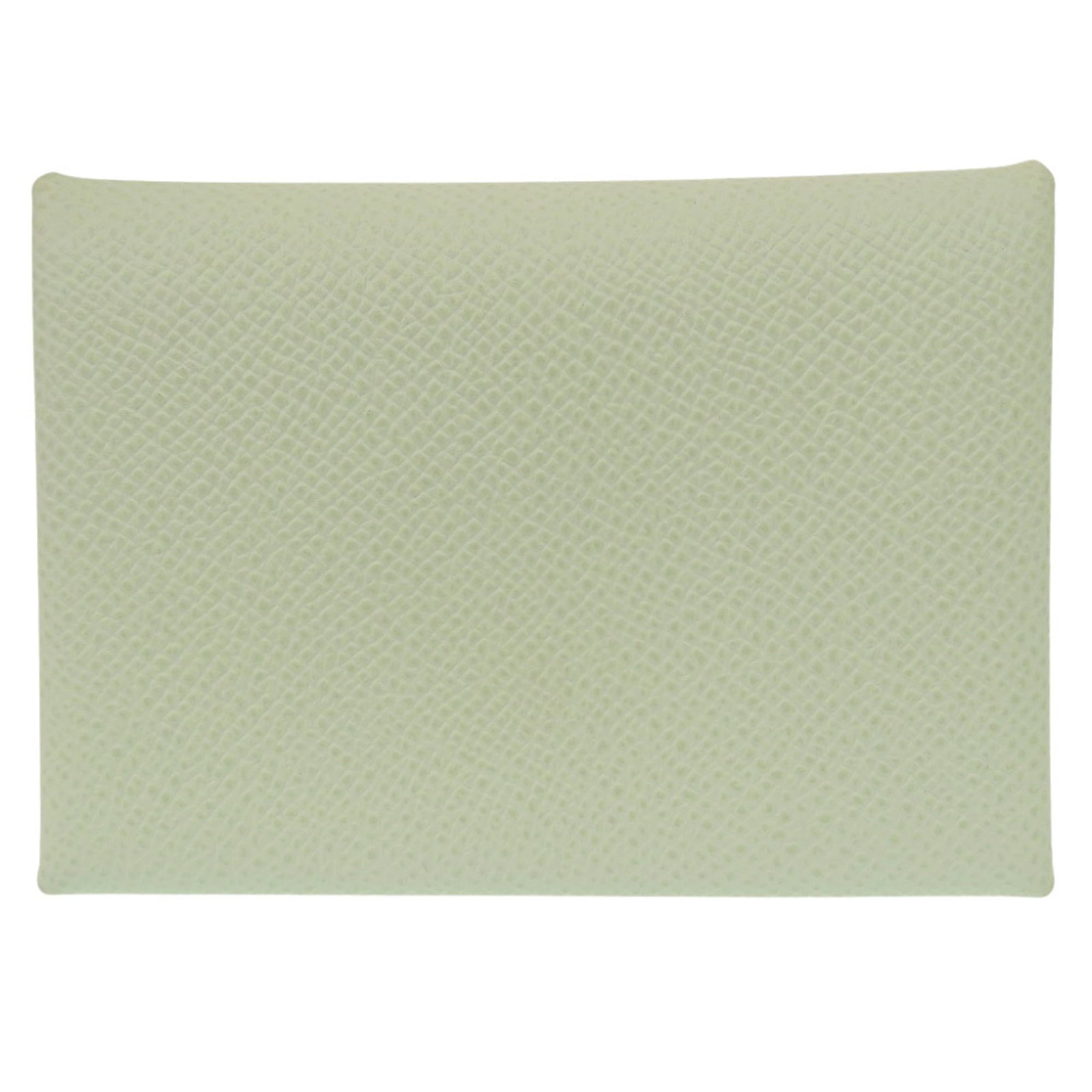 Epsom Leather Business Card Case: Epsom Leather Business Card Case Epsom leather wraps around the edges of this compact business card case, adding a touch of sophistication to any professional setting. The green hue of the material