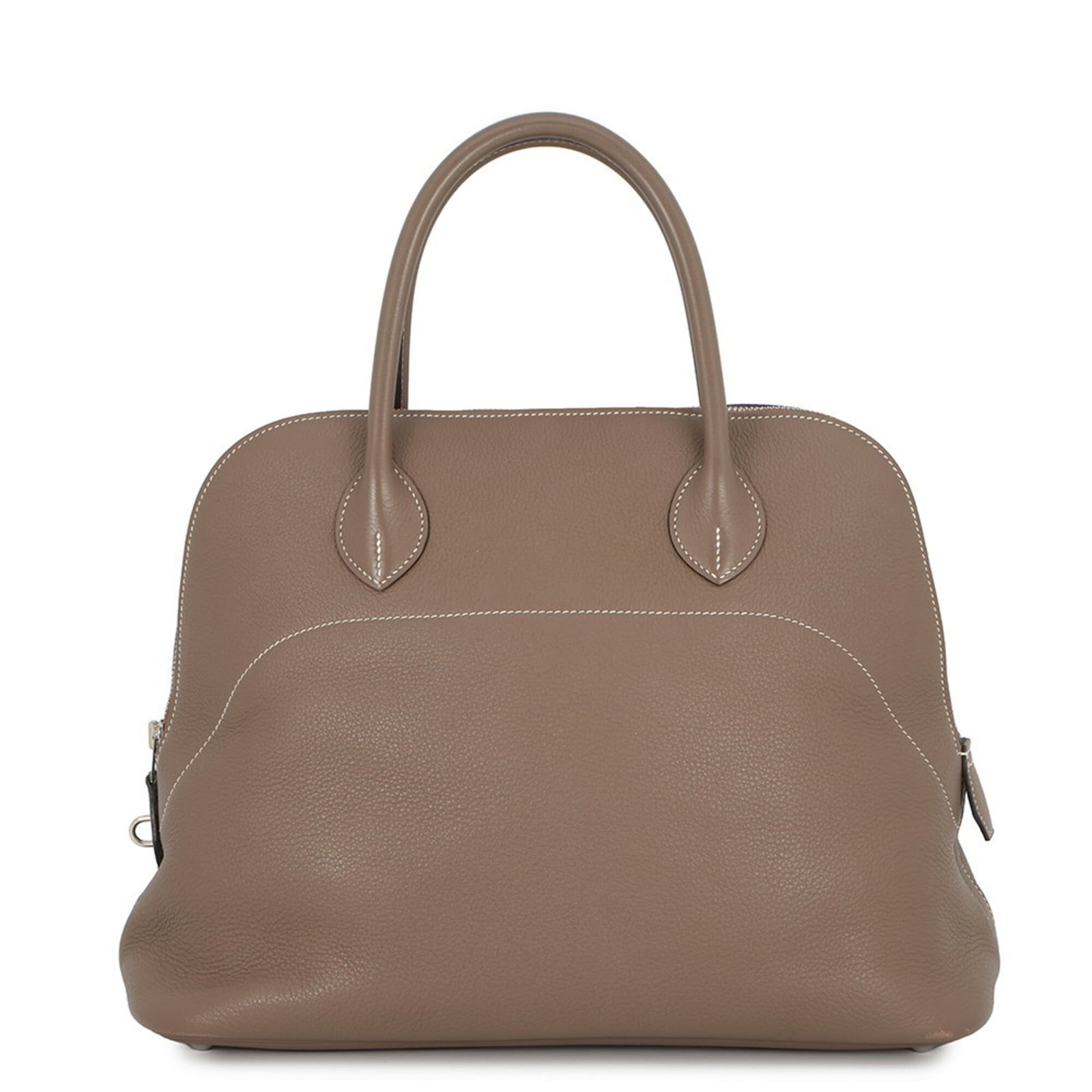 Handbag Hermes: Handbag Hermes Etoupe gray is a sophisticated and timeless color for this 27cm x 35cm x 14cm Hermes handbag, perfectly balanced by its classic design and French heritage. The bag's dimensions and