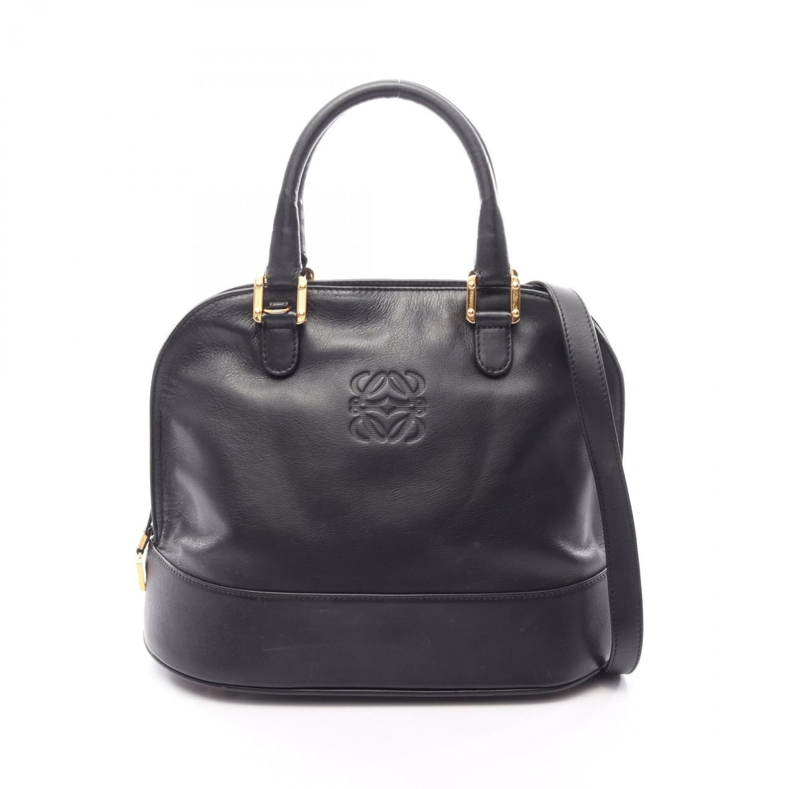 Handbag Leather Handbag: Handbag Leather Handbag Black leather handbag with a sleek design, measuring 24cm x 31cm x 16cm. This stylish accessory features a classic shape and a durable leather material. Its compact size makes 