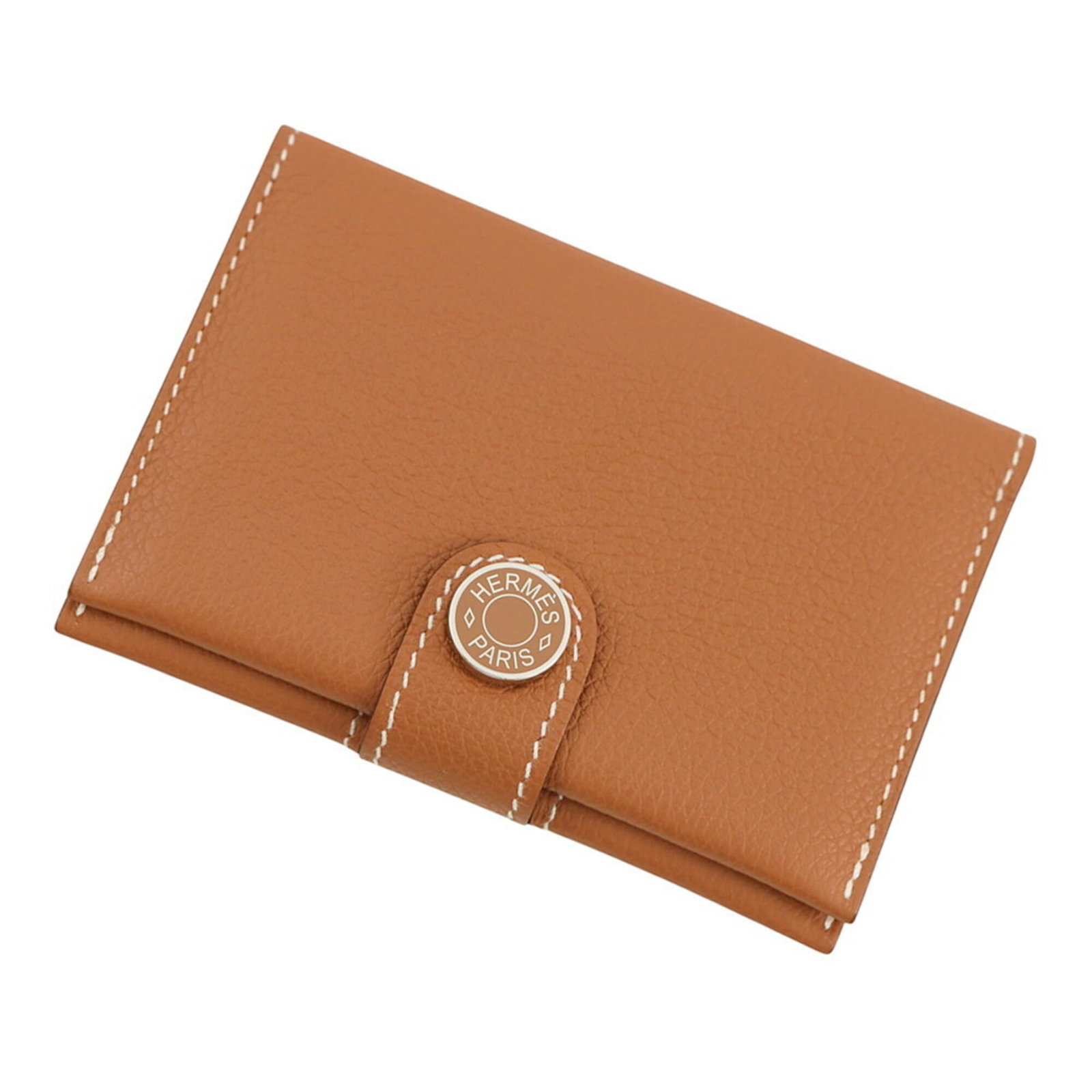 Business Card Case by Hermes: Business Card Case by Hermes The Hermes Business Card Case is a sleek and sophisticated accessory, crafted in gold and measuring 6.5cm x 10cm. This elegant case is designed to hold a standard set of