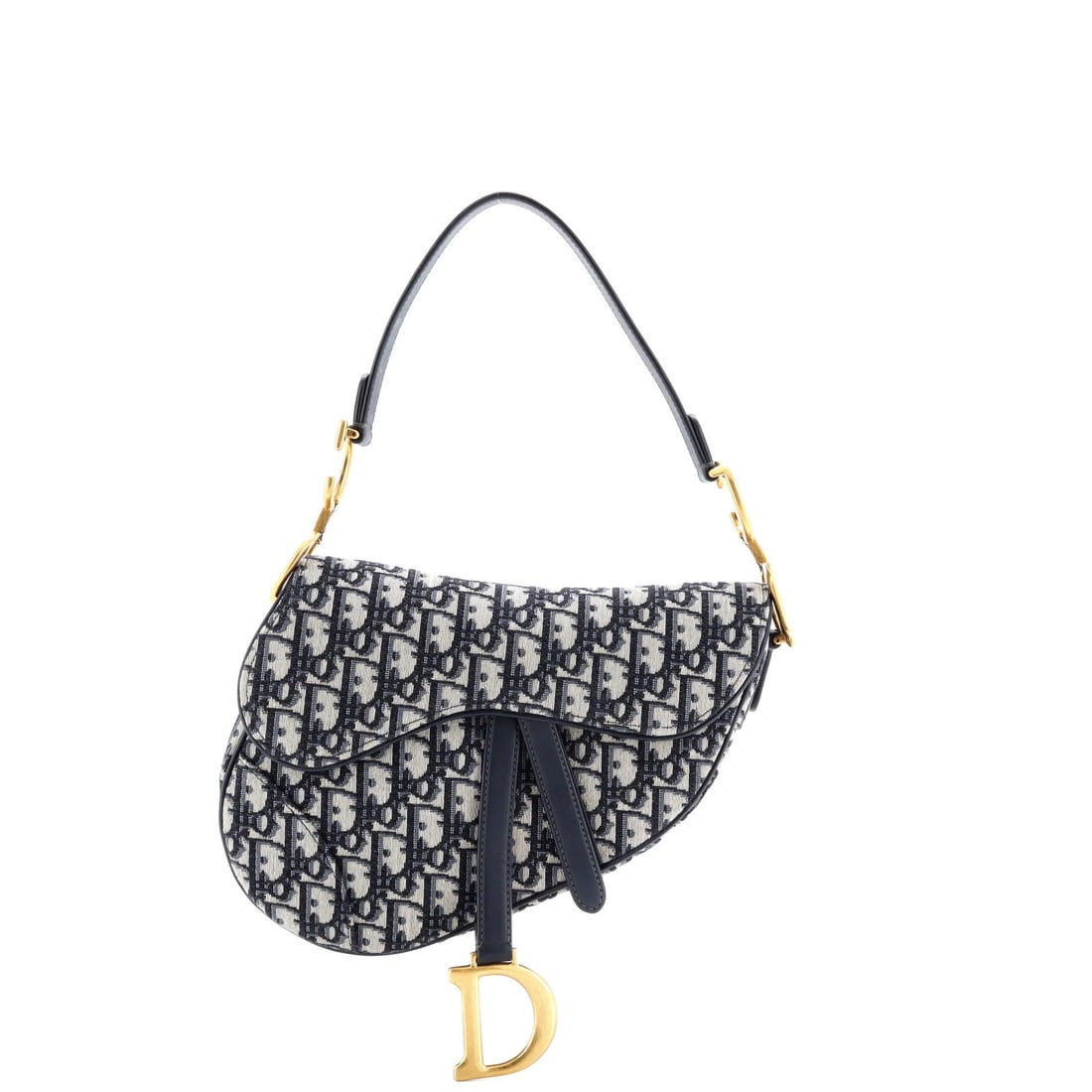 Canvas Oblique Medium Saddle Handbag Dior Christian: Canvas Oblique Medium Saddle Handbag Dior Christian Canvas Oblique Medium Saddle Handbag Dior Christian - A stylish and versatile shoulder bag with a classic oblique design, featuring a blue canvas
