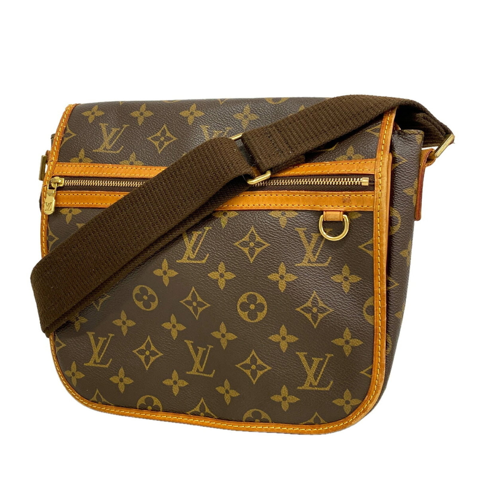 Shoulder Bag by Louis Vuitton: Shoulder Bag by Louis Vuitton Brown Louis Vuitton shoulder bag with a size of 23cm x 23cm x 8cm, featuring a classic design and timeless style. This bag is made with a sturdy construction and has a