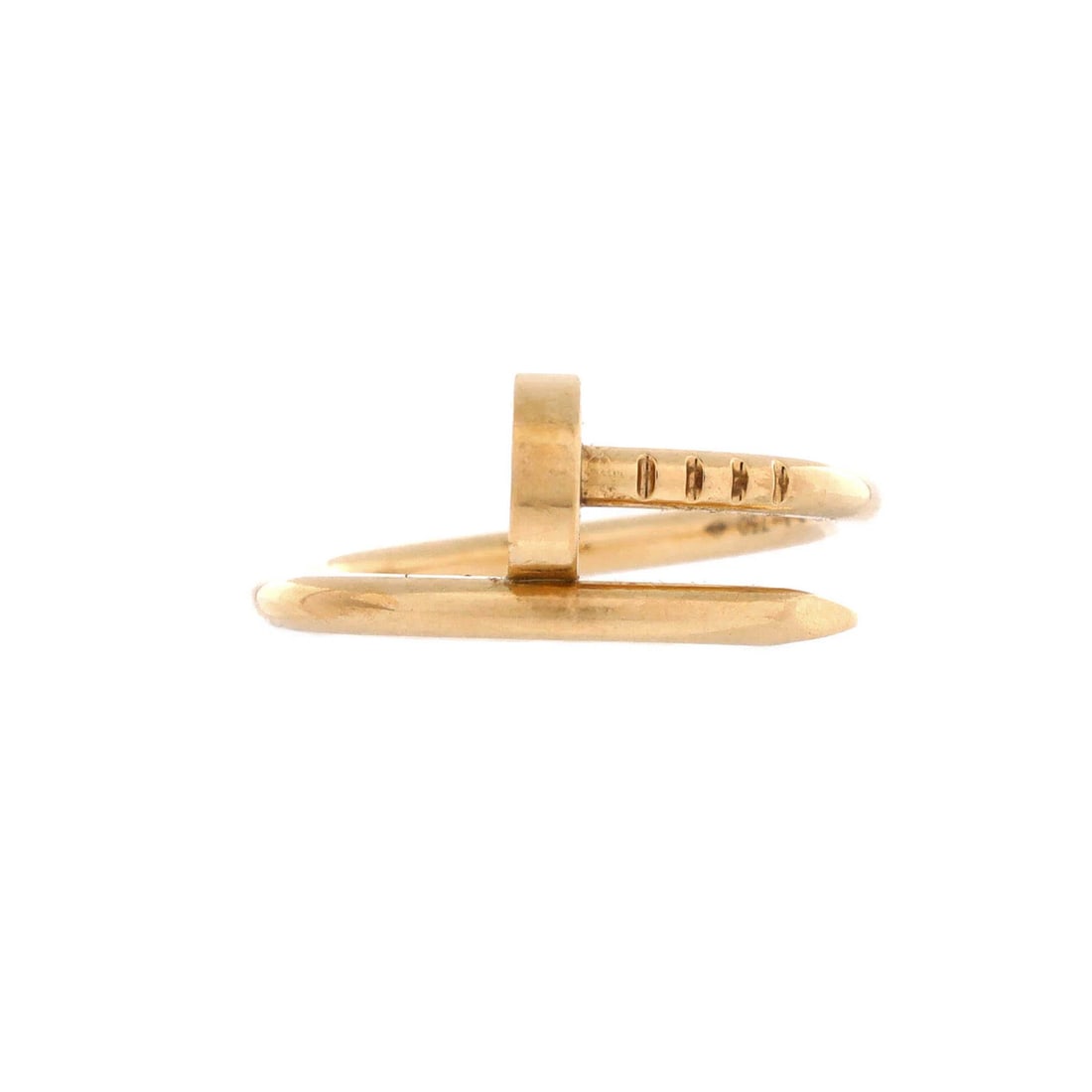 Juste un Clou Cartier Ring Small 18K Yellow Gold: Juste un Clou Cartier Ring Small 18K Yellow Gold Juste un Clou Cartier Ring Small 18K Yellow Gold is a stunning 18K yellow gold ring featuring a unique design. With its 1.8mm width and excellent
