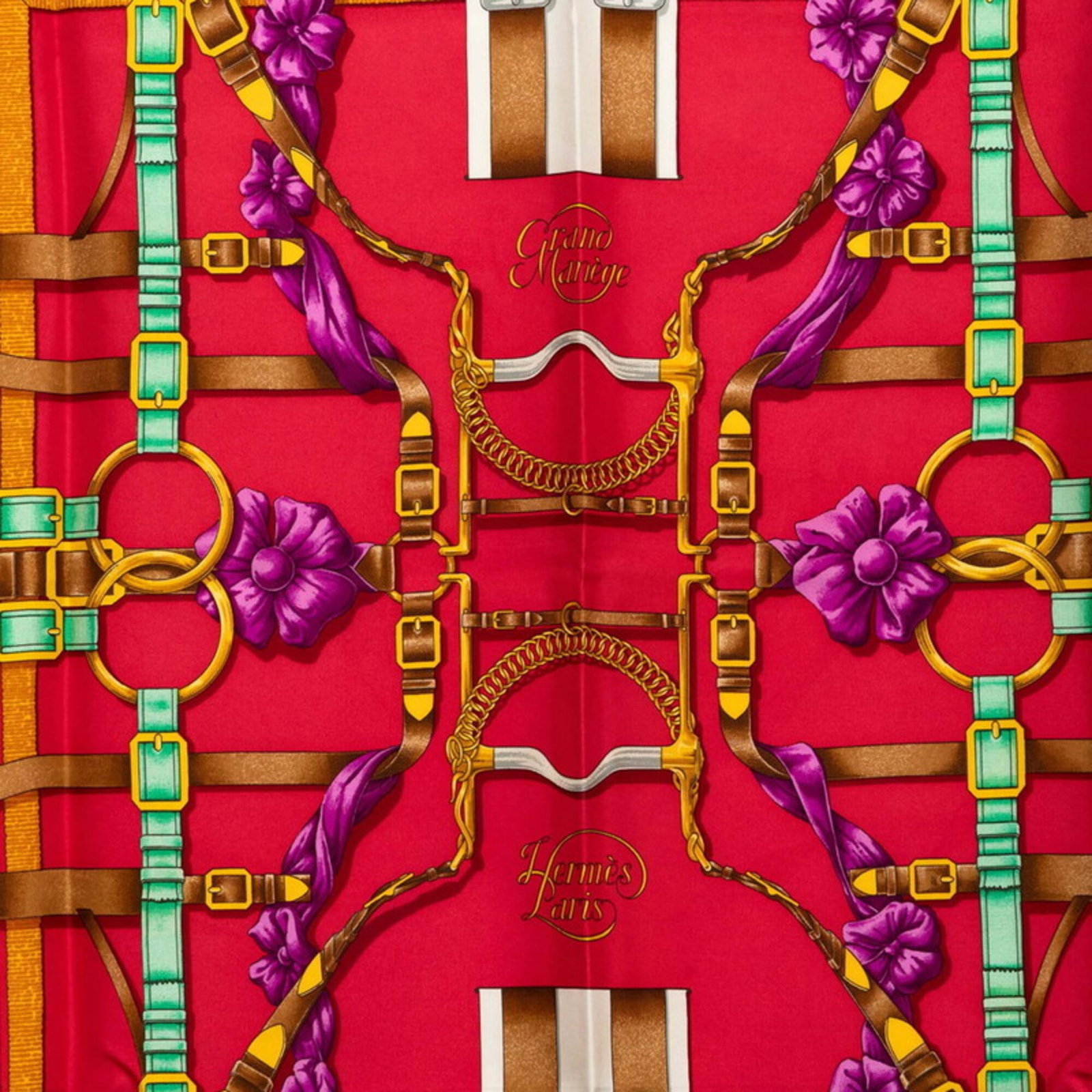 Silk Hermes Scarf - 2