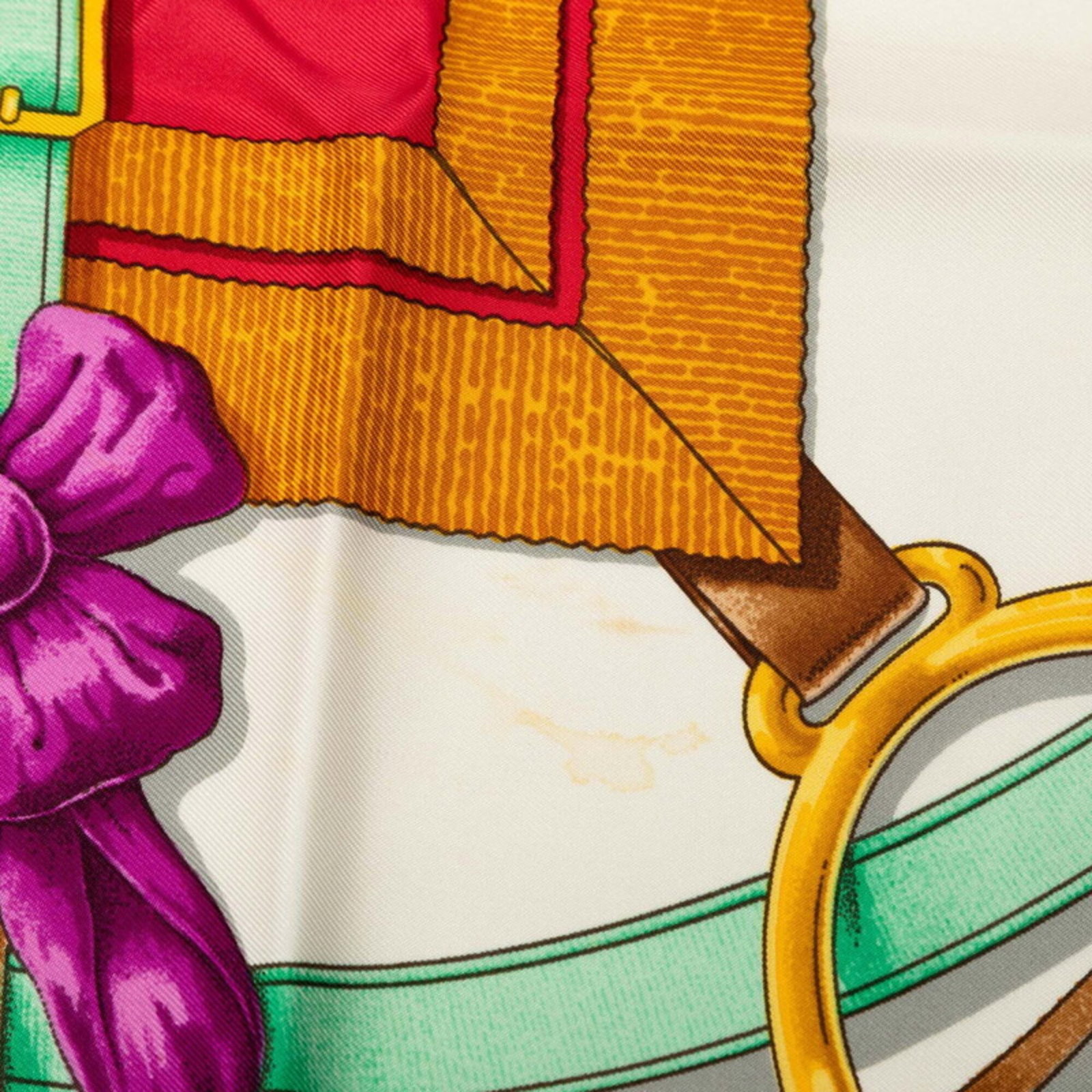 Silk Hermes Scarf - 7