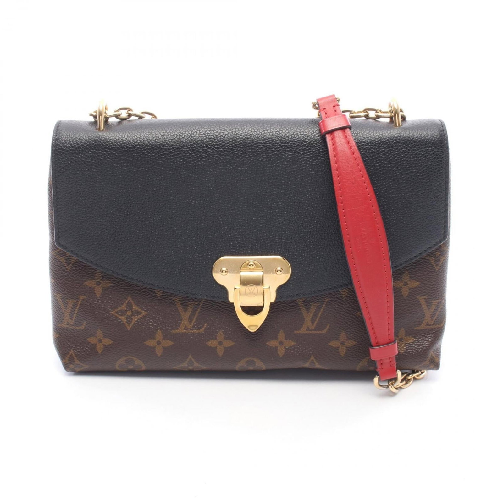 Monogram Leather Shoulder Bag Handbag Louis Vuitton: Monogram Leather Shoulder Bag Handbag Louis Vuitton Monogram Leather Shoulder Bag Handbag Louis Vuitton features a timeless design with a classic black and brown monogram pattern. Made from