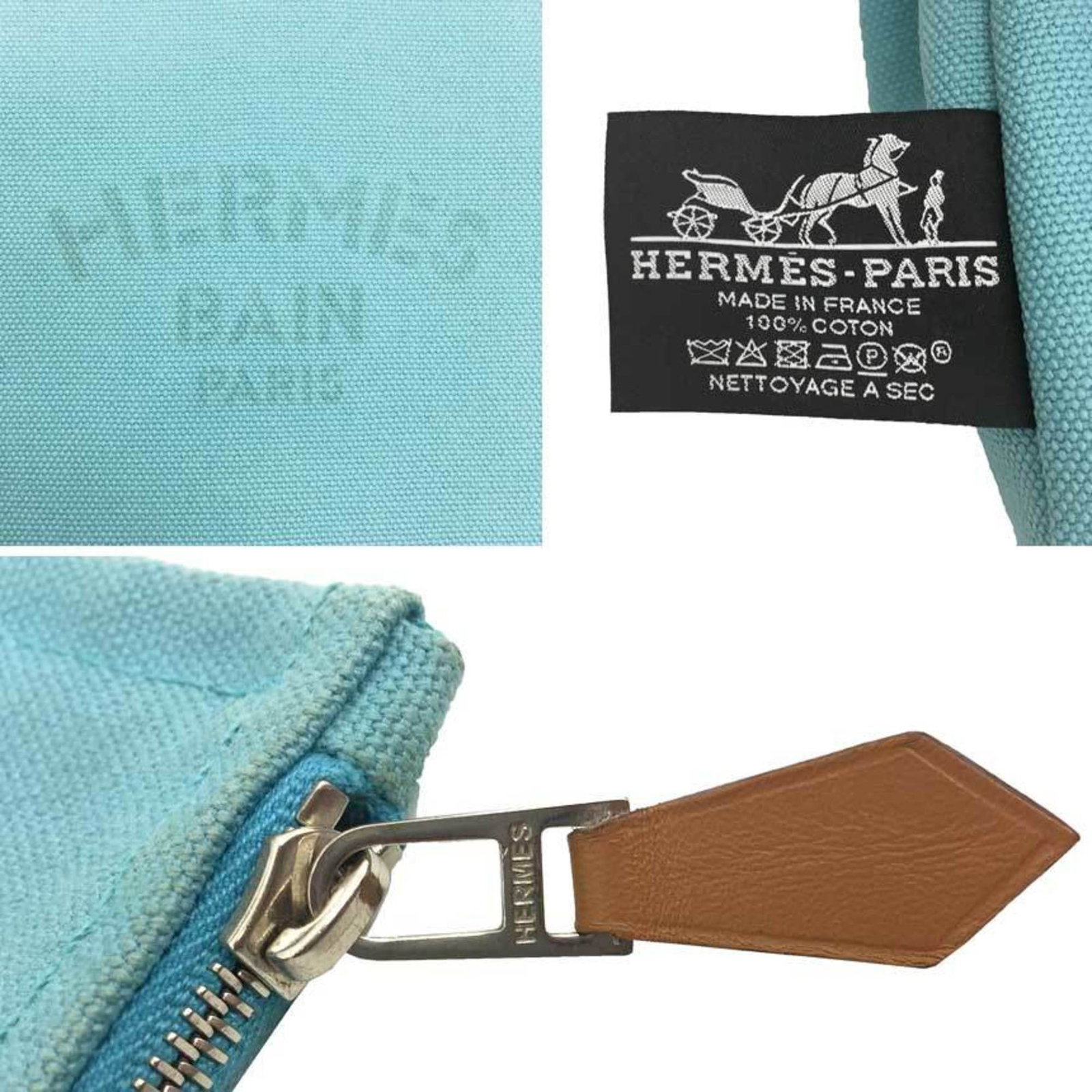 Pouch Canvas Hermes - 3