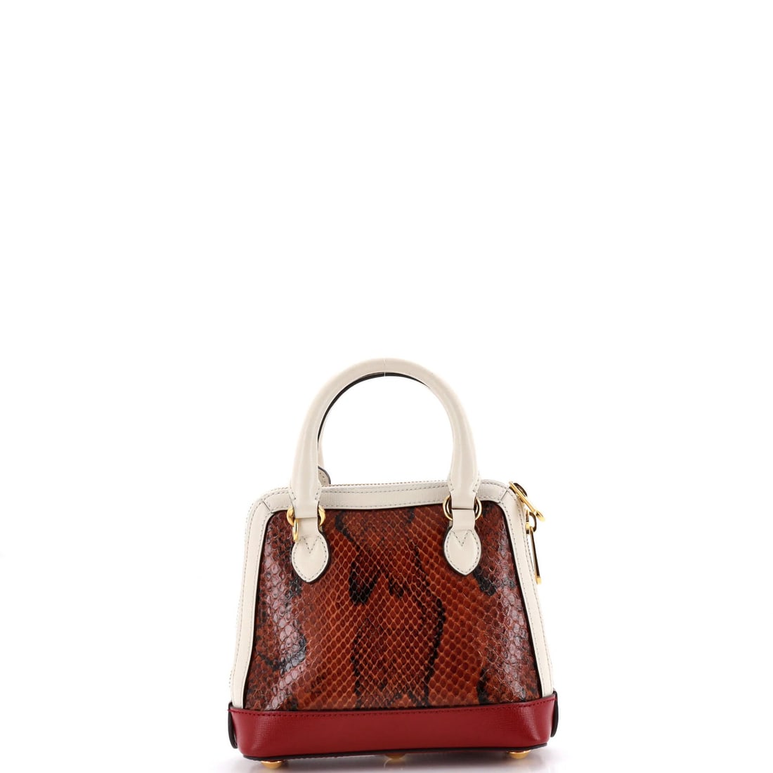 Gucci Horsebit Top Bag 1955 Mini Leather Python - 3