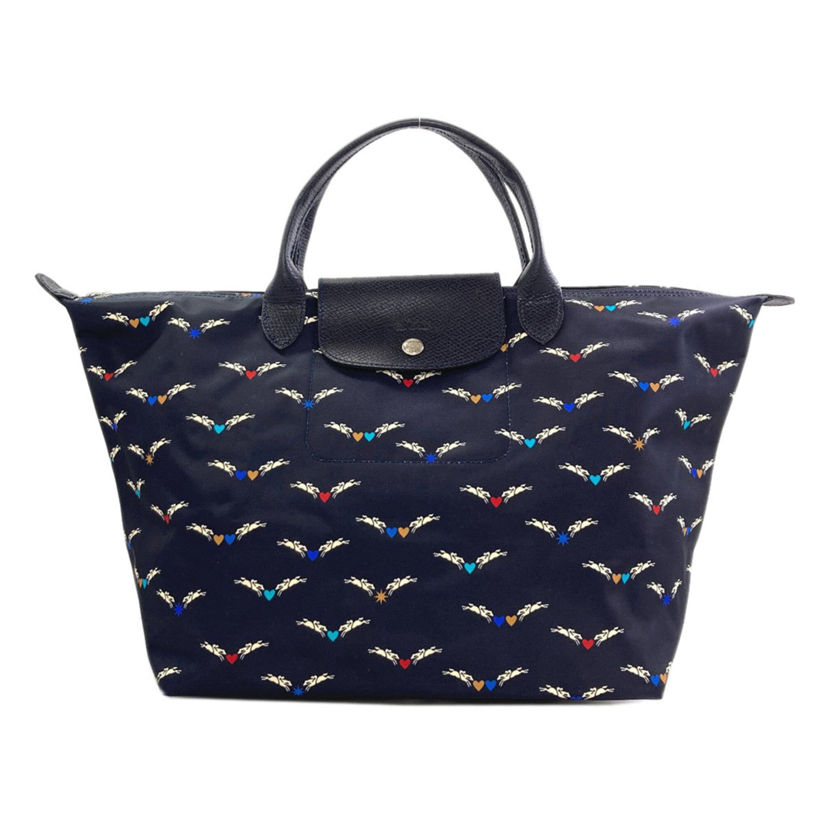 Nylon Leather Handbag Longchamp (1 of 11)