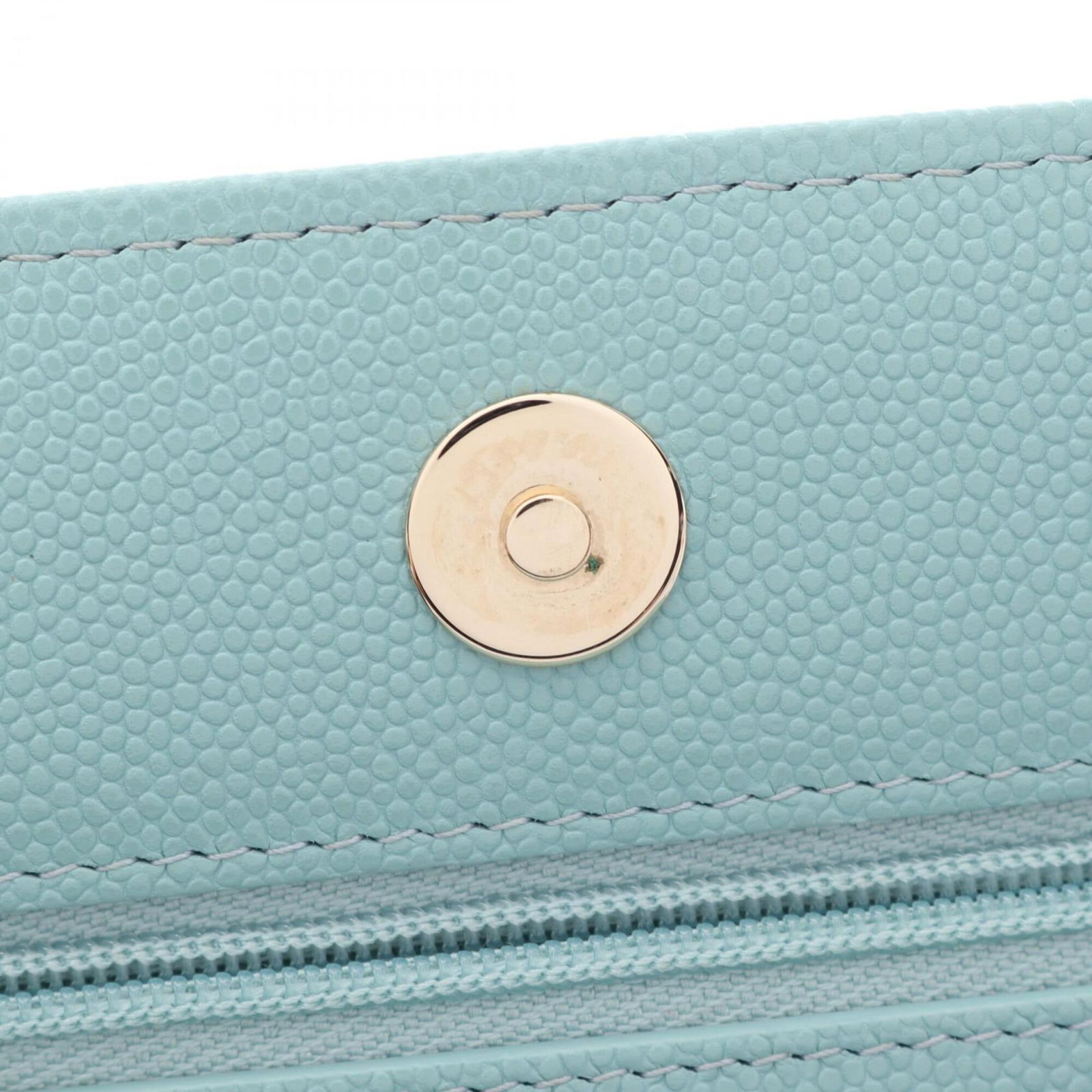 Calfskin Grained Shoulder Bag Handbag - 8