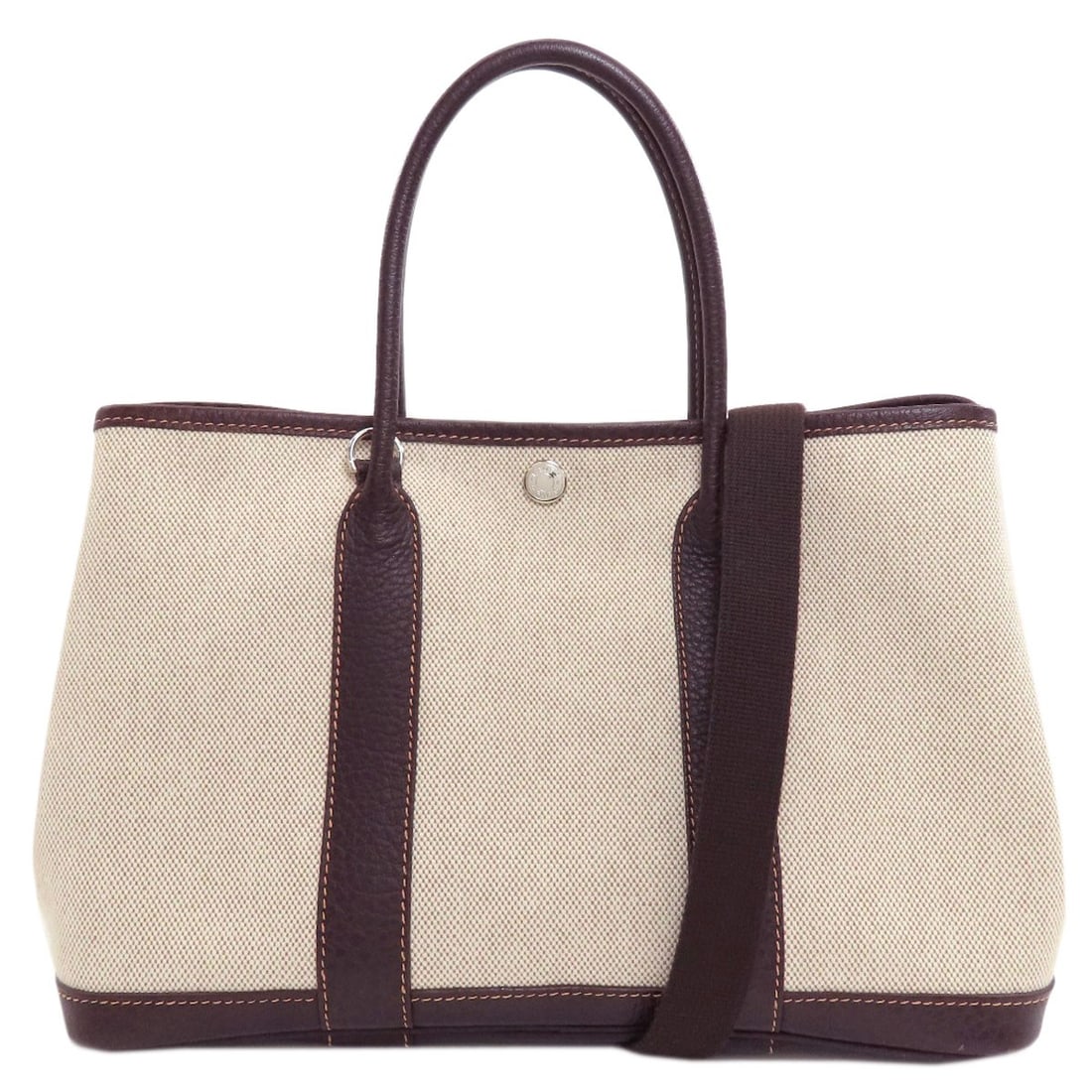 Hermes Garden Party Tpm Silverhardware Handbag Tower Ash: Hermes Garden Party Tpm Silverhardware Handbag Tower Ash Tower ash is a unique exterior material for this Herm?s Garden Party Tpm Silverhardware Handbag Tower Ash, adding a distinctive touch to the