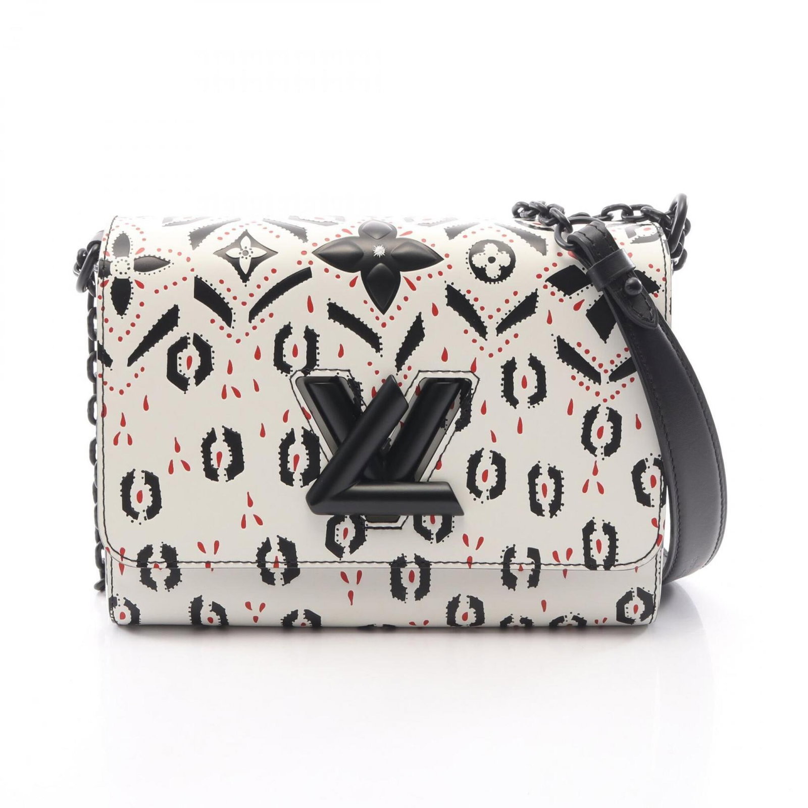 Louis Vuitton Epi Leather Handbag Shoulder: Louis Vuitton Epi Leather Handbag Shoulder Black, Red, and White Epi Leather Shoulder Bag from Louis Vuitton. This stylish shoulder bag features a classic design with a timeless Epi leather exterior,