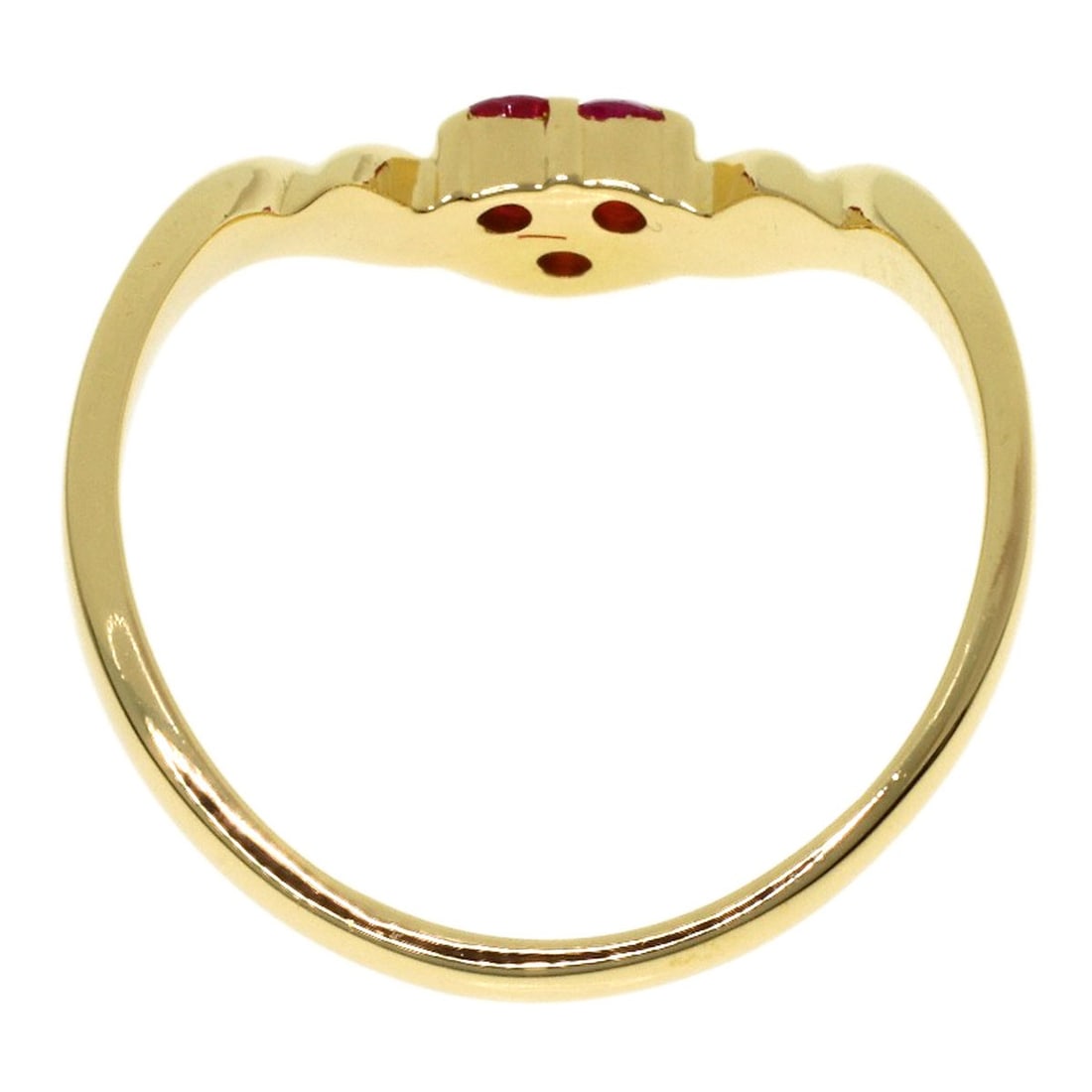 Ruby Ring K18 Yellow Gold Tasaki - 4