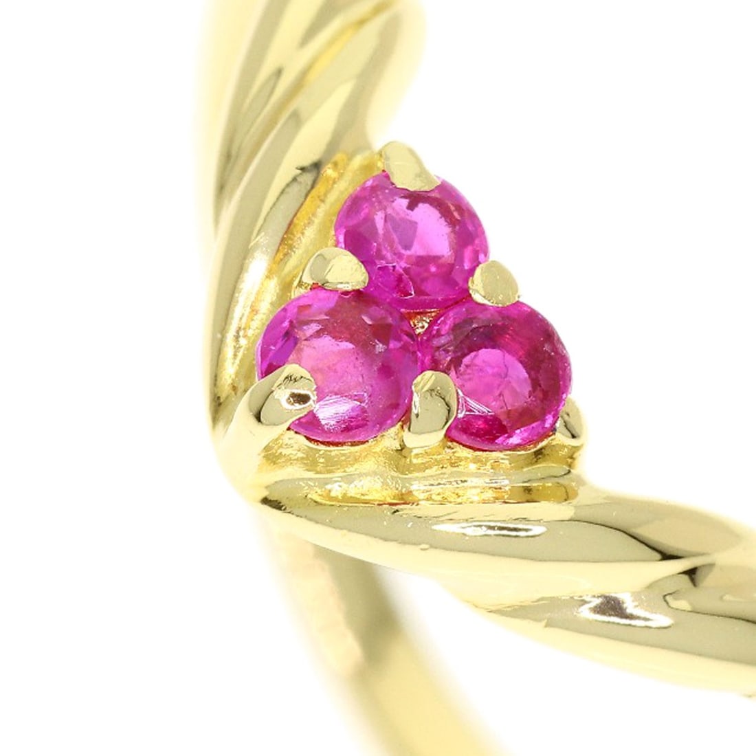 Ruby Ring K18 Yellow Gold Tasaki - 8