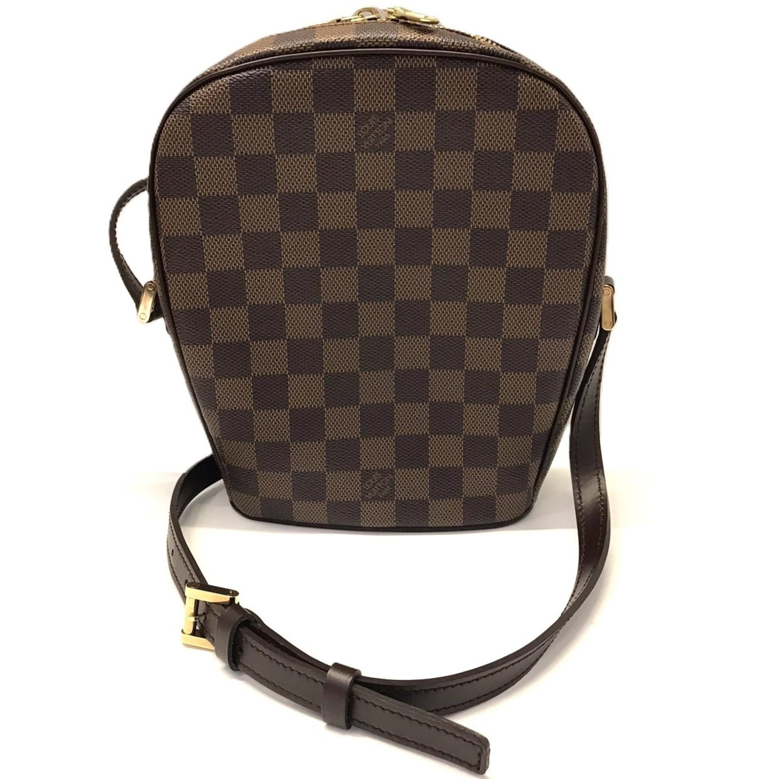 Shoulder Bag Pochette Vuitton Louis: Shoulder Bag Pochette Vuitton Louis Brown, Damier Canvas, Ebene closure, and a zipper secure this 22cm x 19.5cm x 7.5cm shoulder bag, featuring a strap length of 116cm - 126cm. The bag comes with a