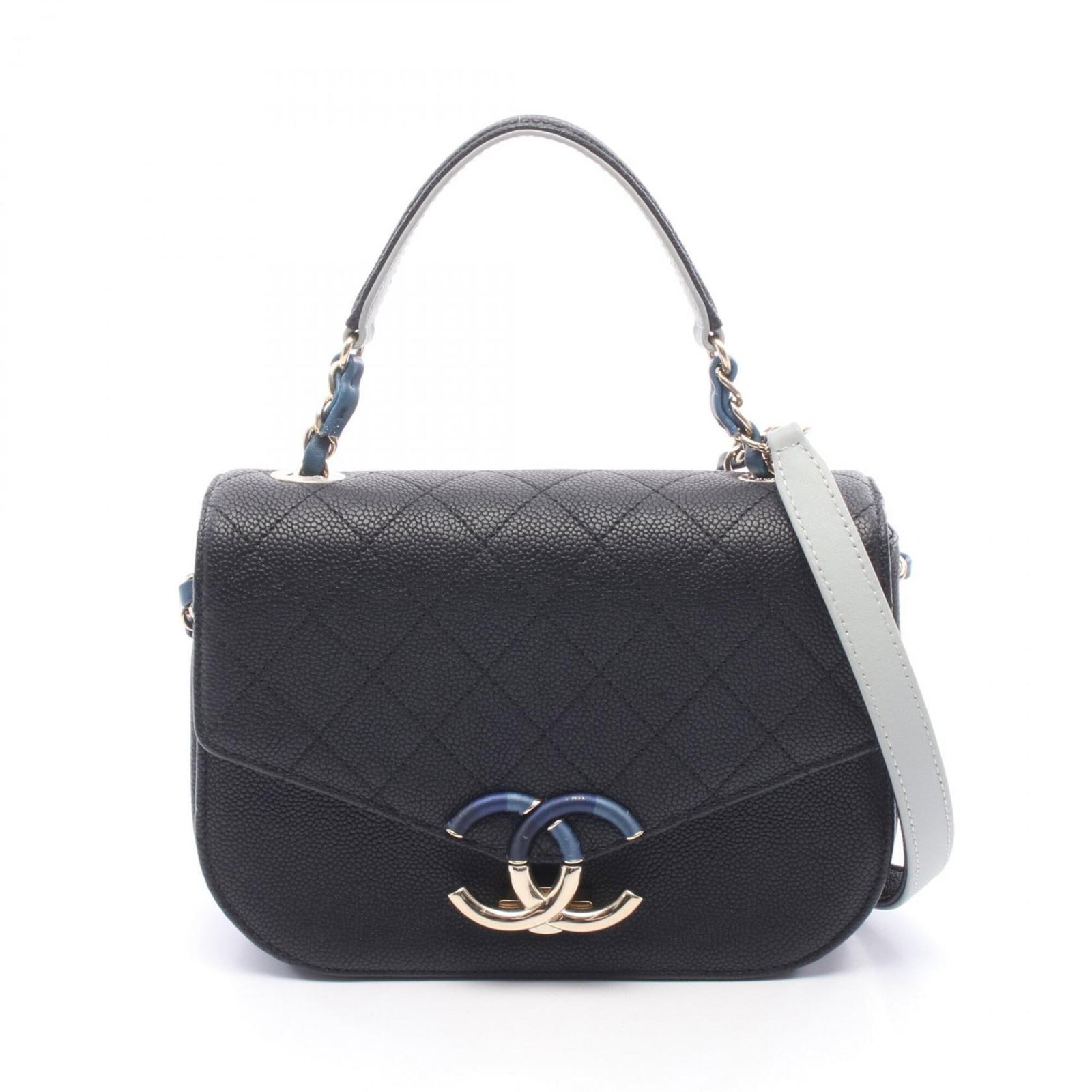 Calfskin Grained Shoulder Bag Handbag: Calfskin Grained Shoulder Bag Handbag Calfskin Grained Shoulder Bag Handbag is made from high-quality Grained Calfskin and features a sleek black design with gold hardware. This stylish shoulder bag m