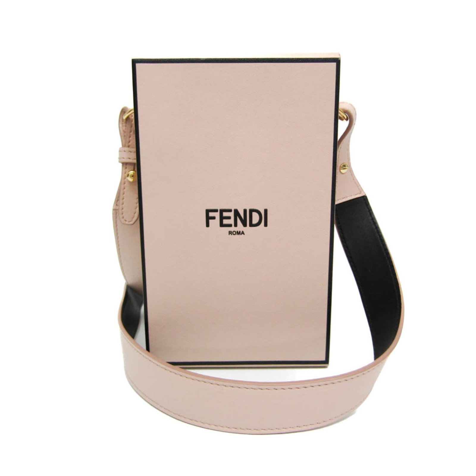 Shoulder Bag Leather: Shoulder Bag Leather The Fendi Box shoulder bag is a stylish and compact leather accessory, available in a vibrant pink color. Measuring 17cm x 10cm x 7cm, this bag features a magnet closure and