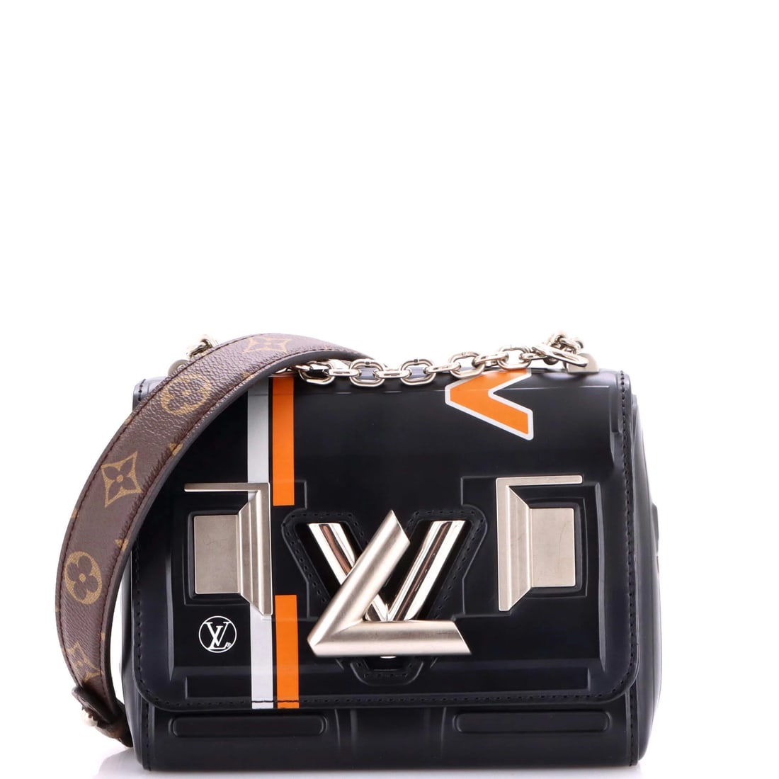 Limited Edition Embossed Handbag Leather Epi Space Louis Vuitton: Limited Edition Embossed Handbag Leather Epi Space Louis Vuitton Black Leather Twist Handbag with Embossed Epi Space Design, featuring a classic shoulder bag style with a silver twist handle and