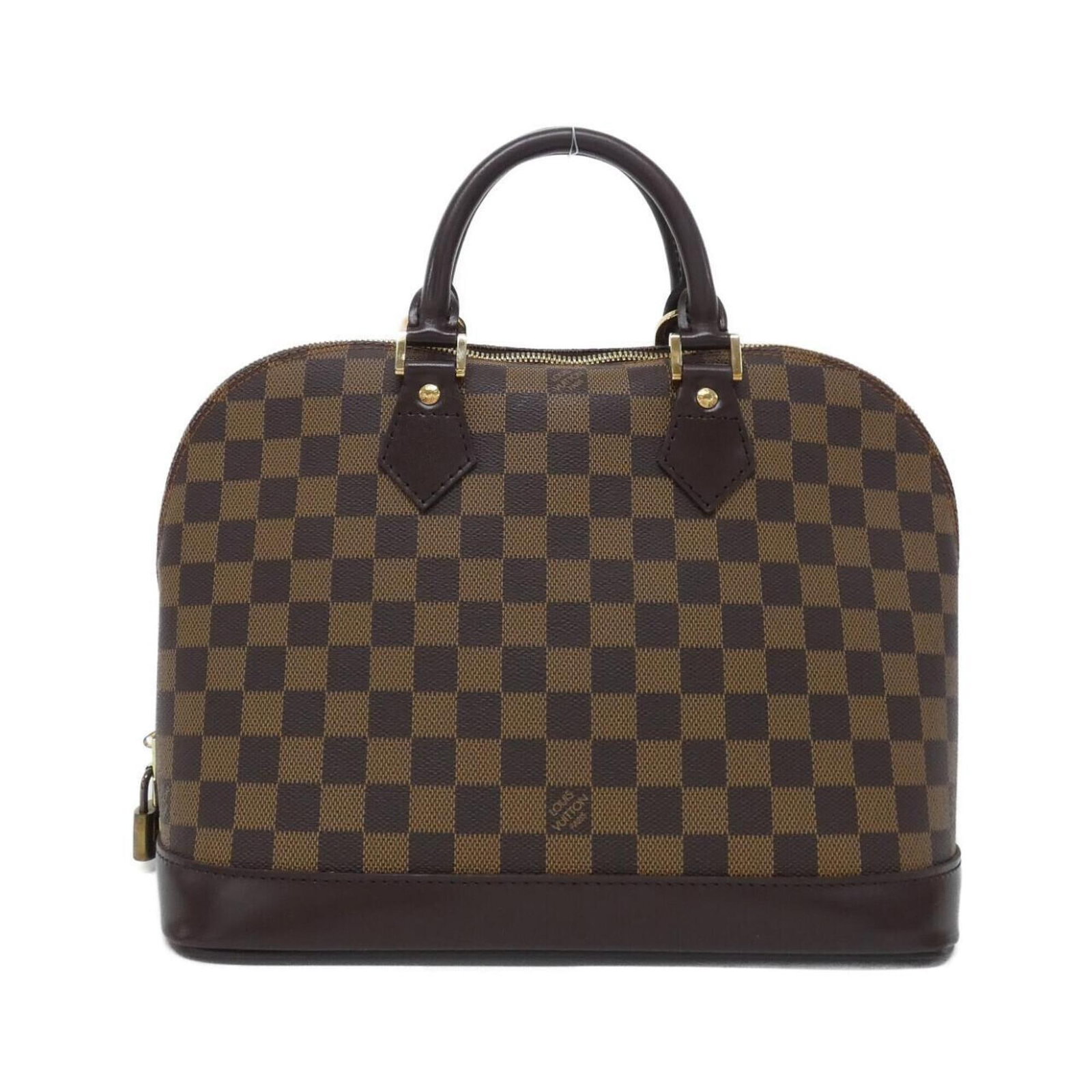 Louis Vuitton Handbag Coated Canvas: Louis Vuitton Handbag Coated Canvas Coated canvas construction provides a durable and stylish finish for this Louis Vuitton handbag. The Ebene color and gold hardware add a touch of sophistication,