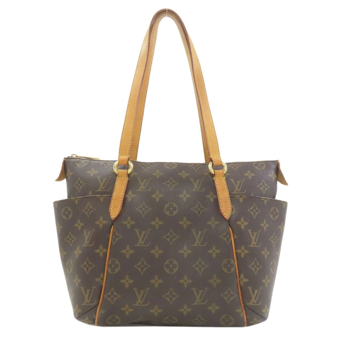 Totally Louis Vuitton Monogram Canvas M56688 Pm Tote Bag: Totally Louis Vuitton Monogram Canvas M56688 Pm Tote Bag Totally Louis Vuitton Monogram Canvas M56688 Pm Tote Bag is a classic brown tote bag made from monogram canvas. The iconic design features the