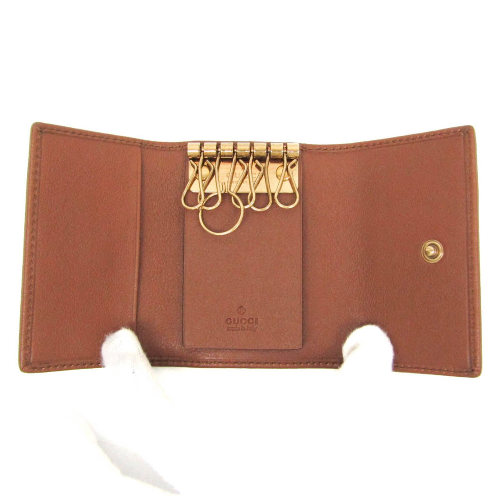 Keycase Leather Gucci - 3
