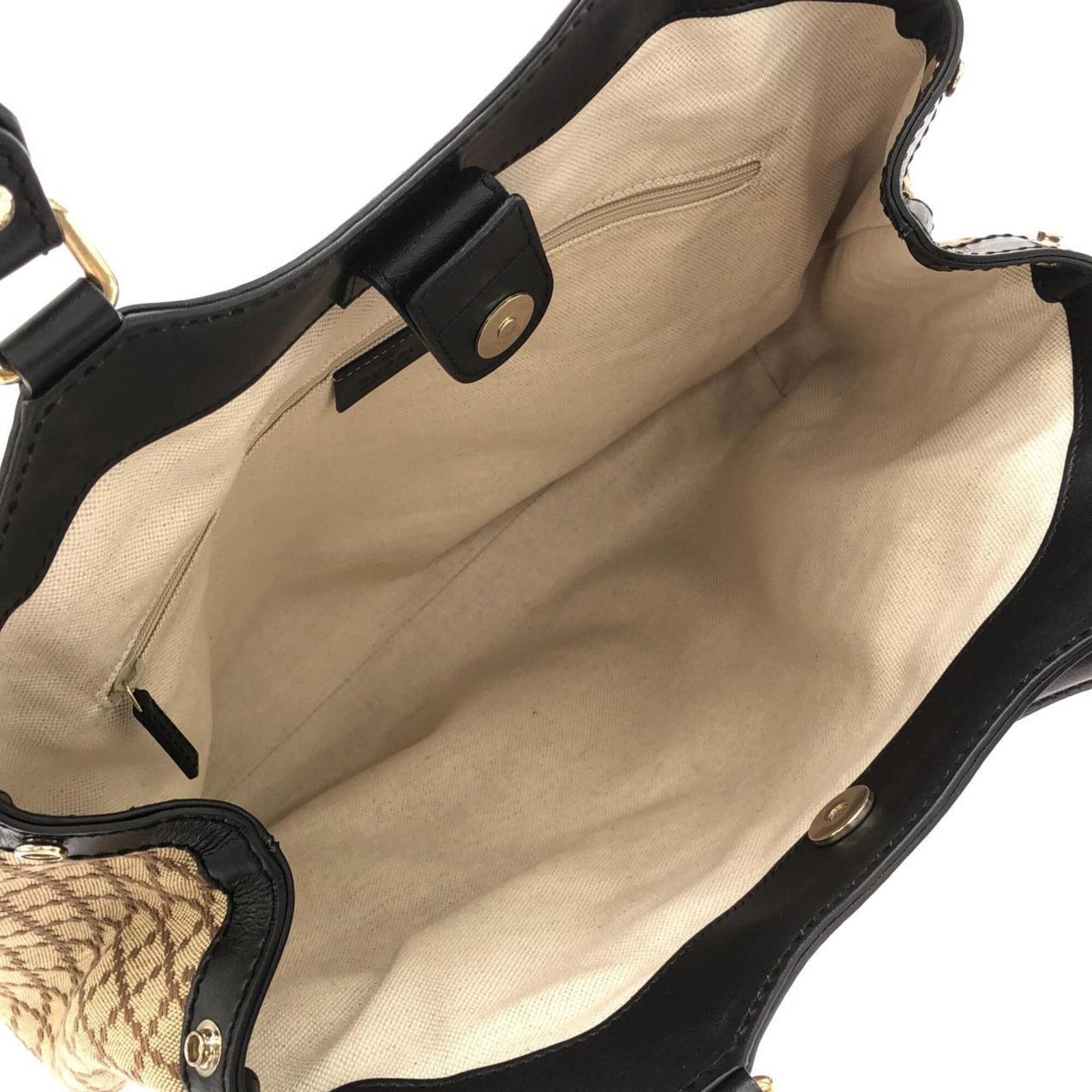 Handbag Canvas Gucci - 5