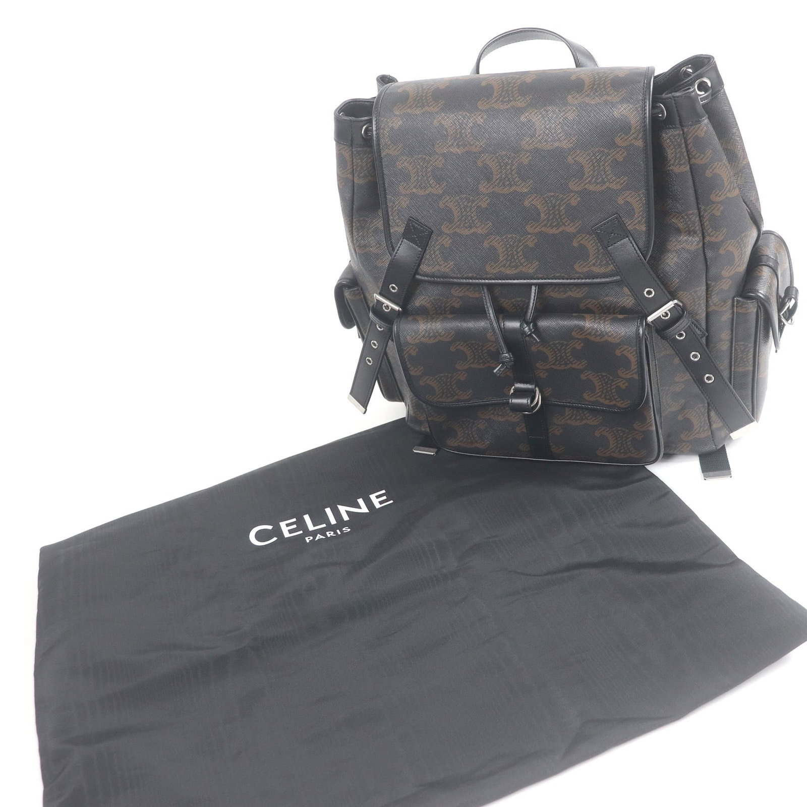 Coated Canvas Backpack Celine - 2