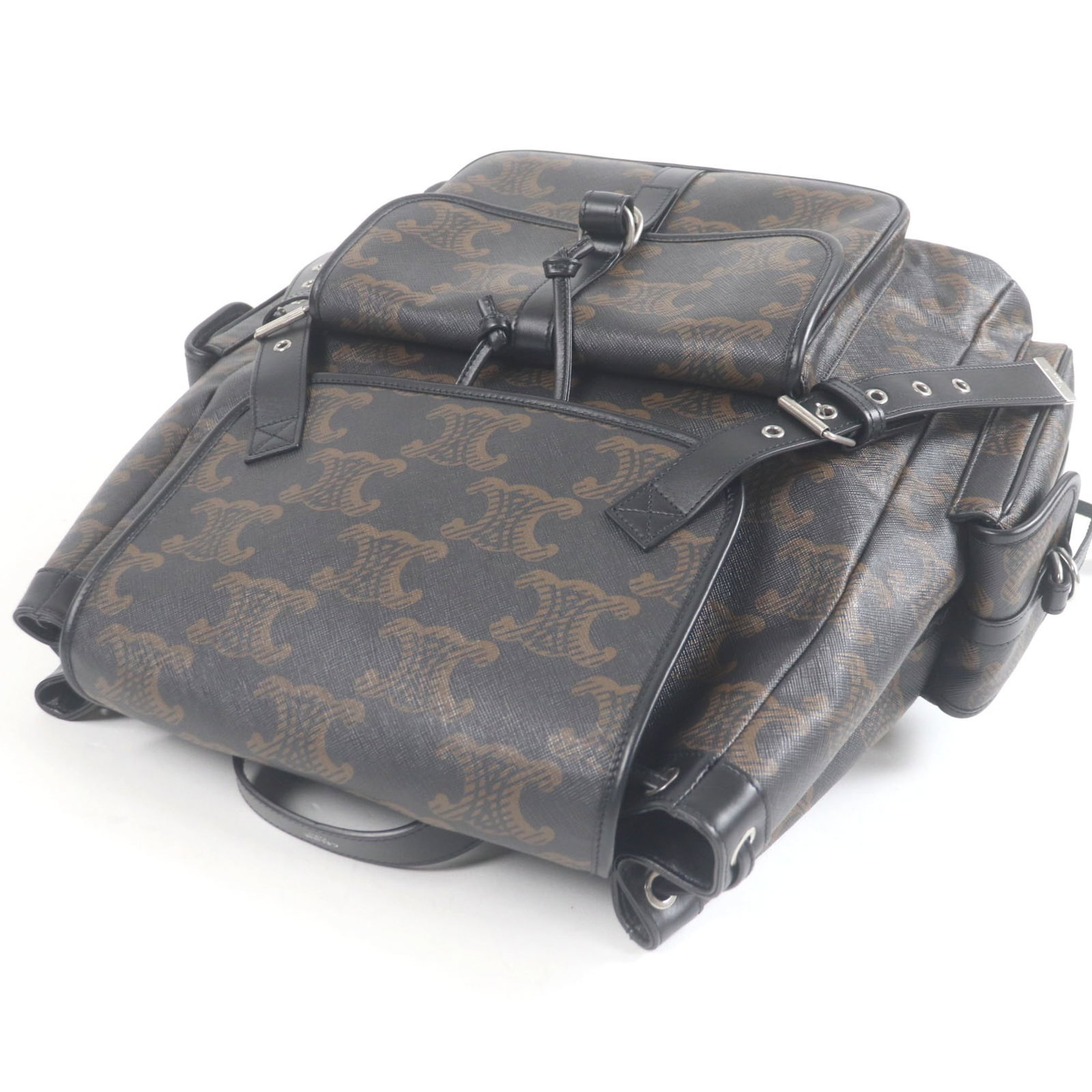 Coated Canvas Backpack Celine - 6